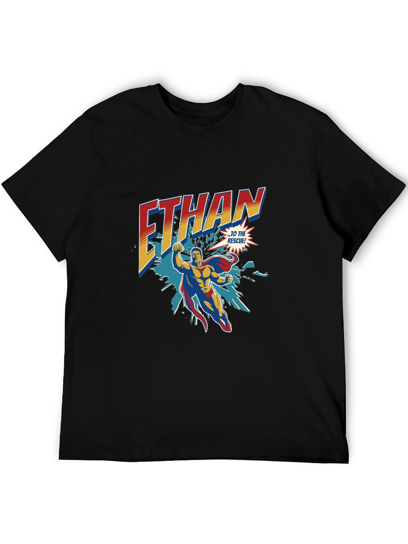 Personalized Superhero Ethan T-Shirt