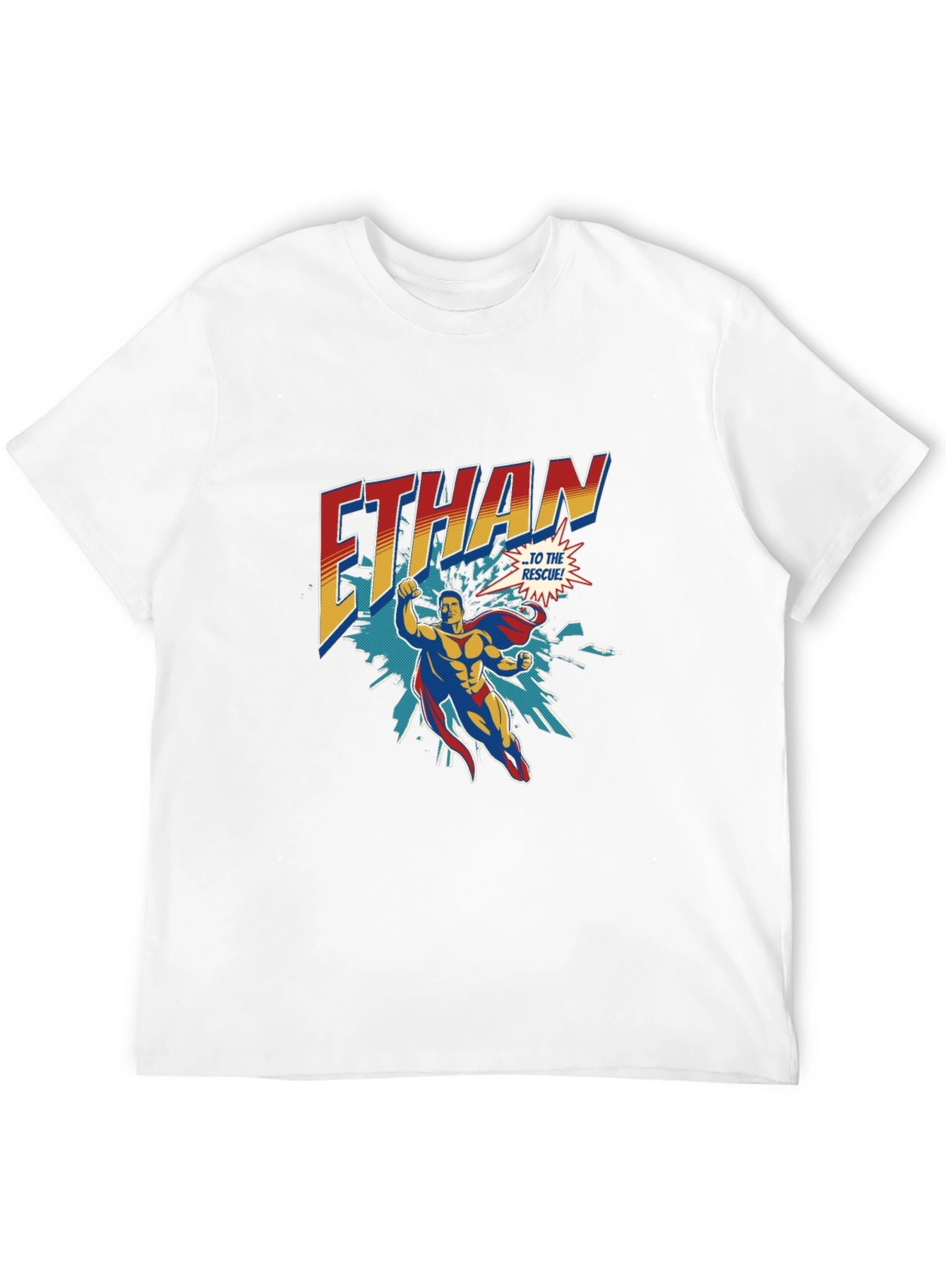 Personalized Superhero Ethan T-Shirt