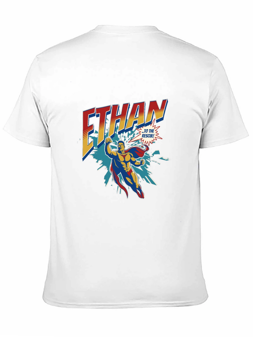 Personalized Superhero Ethan T-Shirt