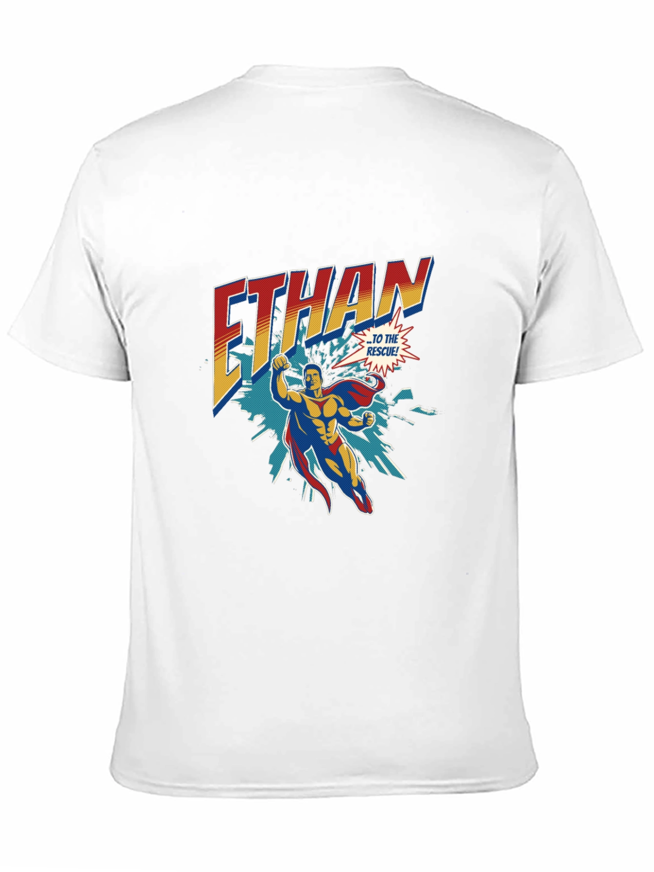 Personalized Superhero Ethan T-Shirt