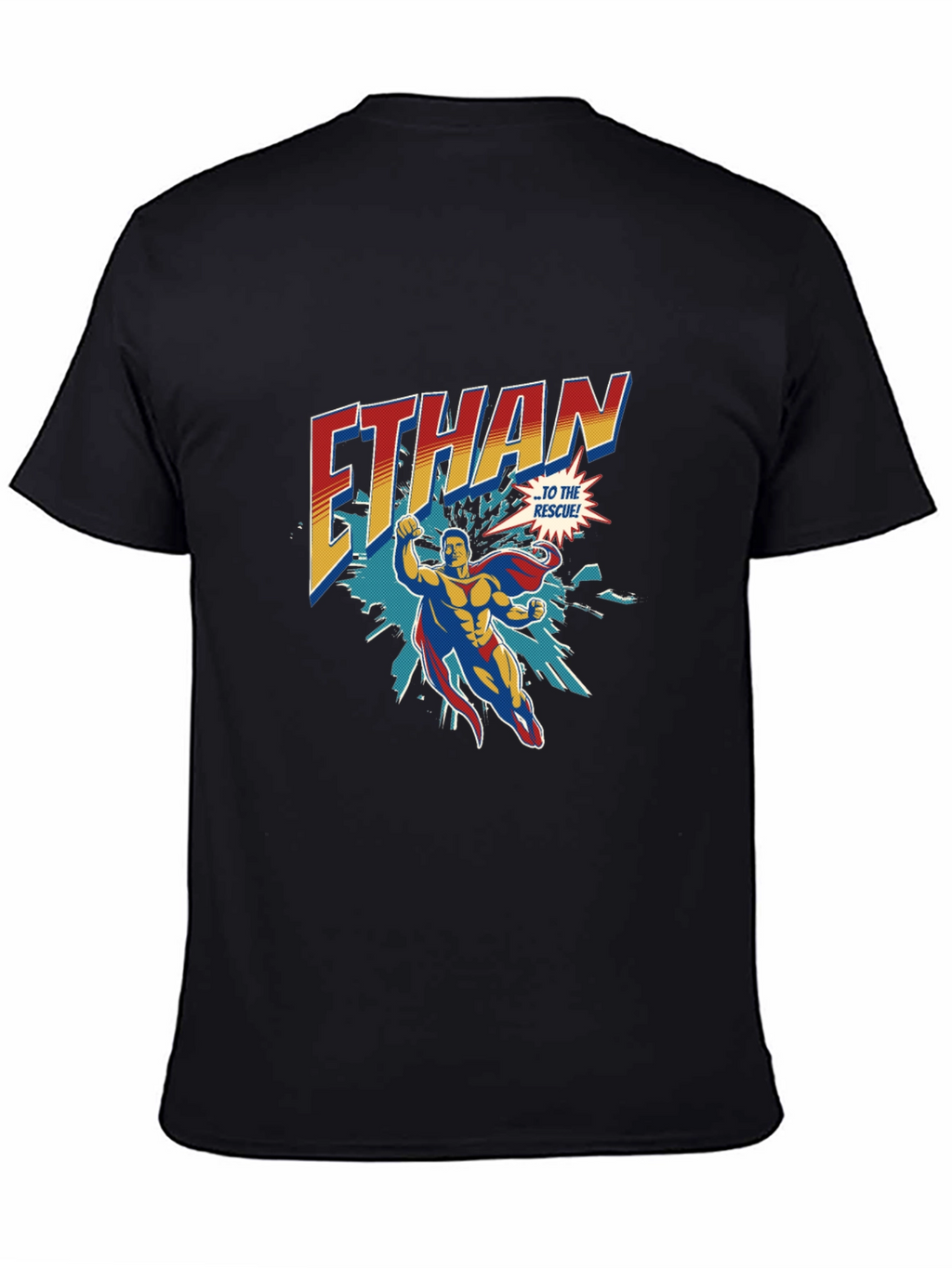 Personalized Superhero Ethan T-Shirt