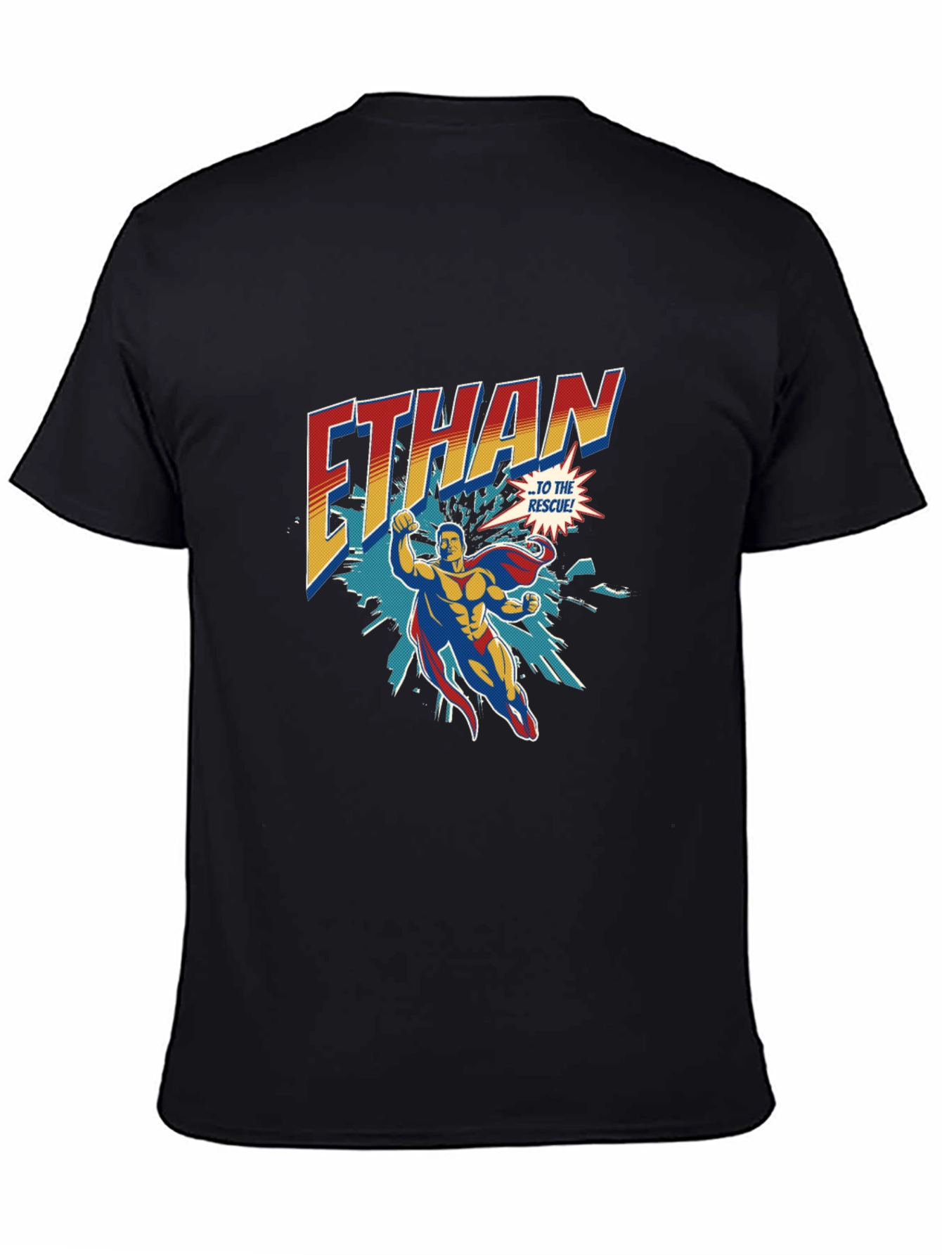 Personalized Superhero Ethan T-Shirt