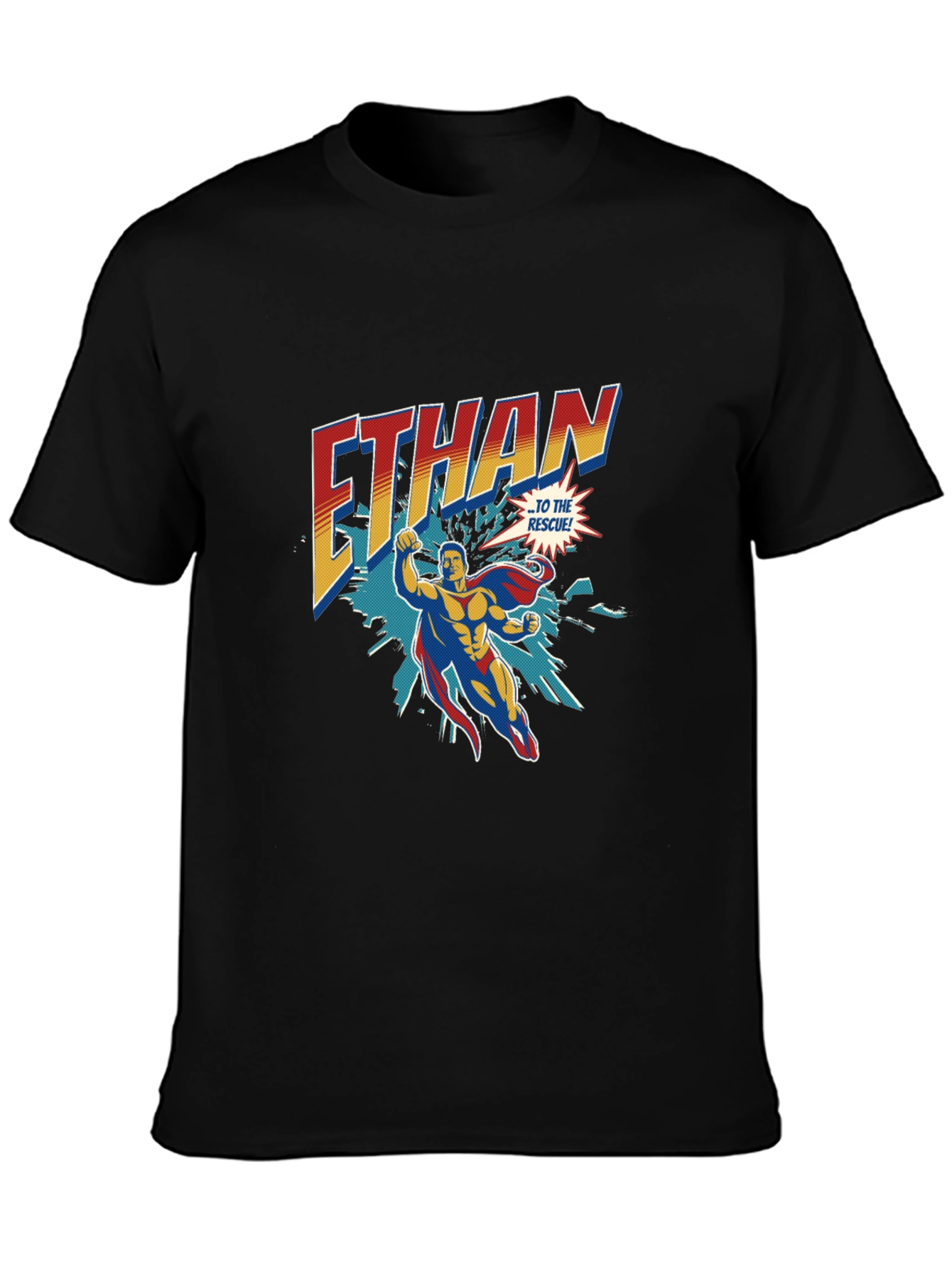 Personalized Superhero Ethan T-Shirt