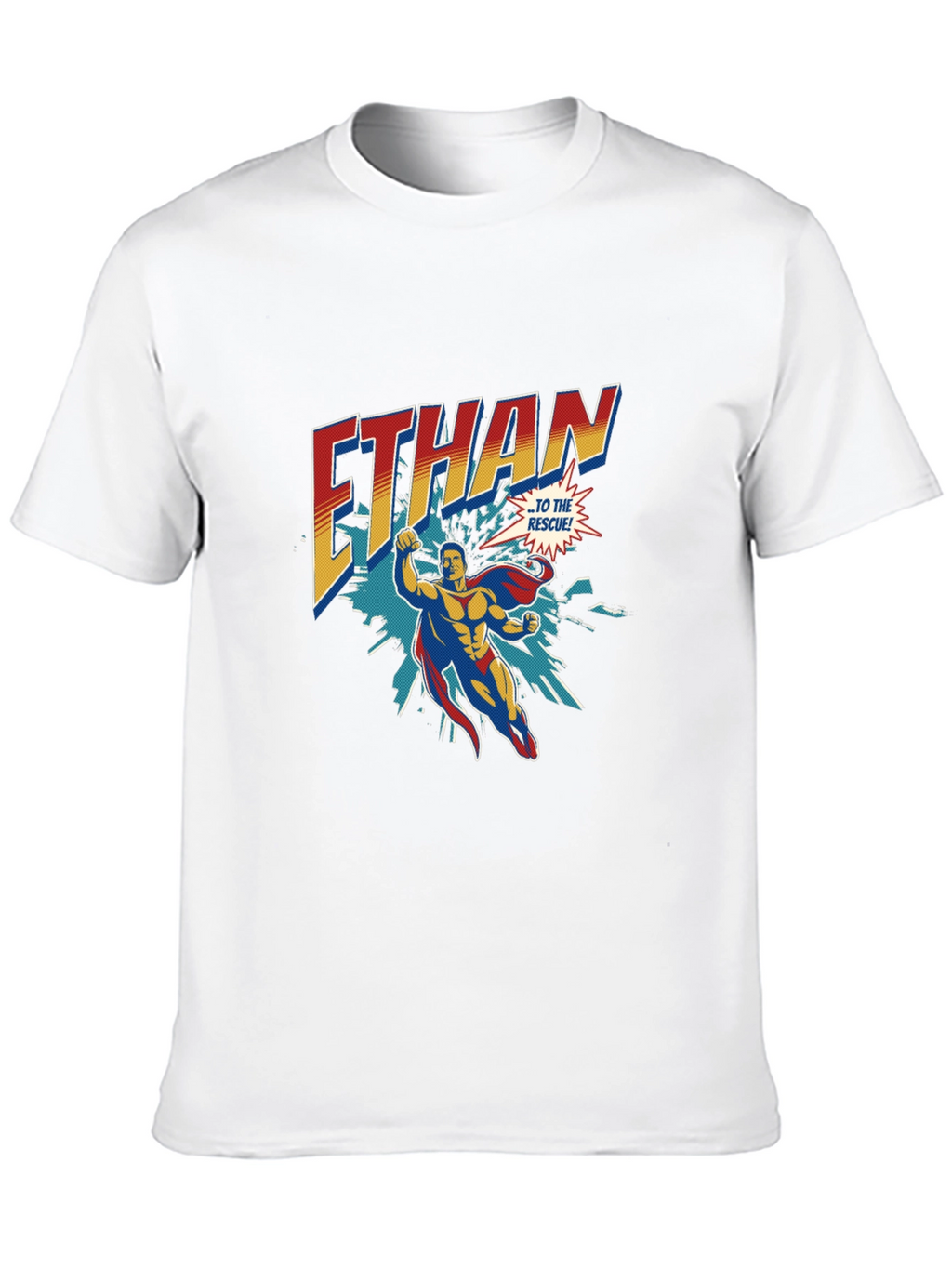 Personalized Superhero Ethan T-Shirt