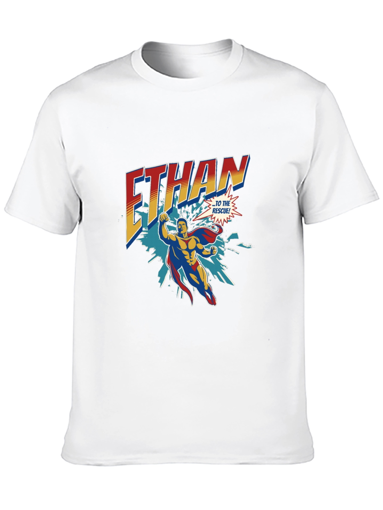 Personalized Superhero Ethan T-Shirt