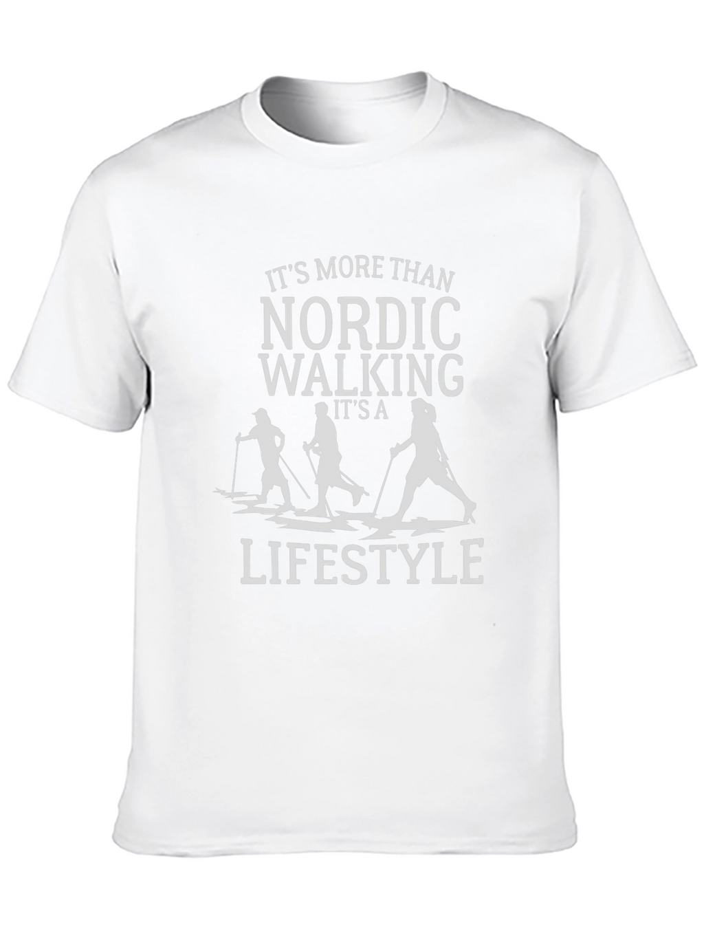 Nordic Walking Lifestyle T-Shirt - Black