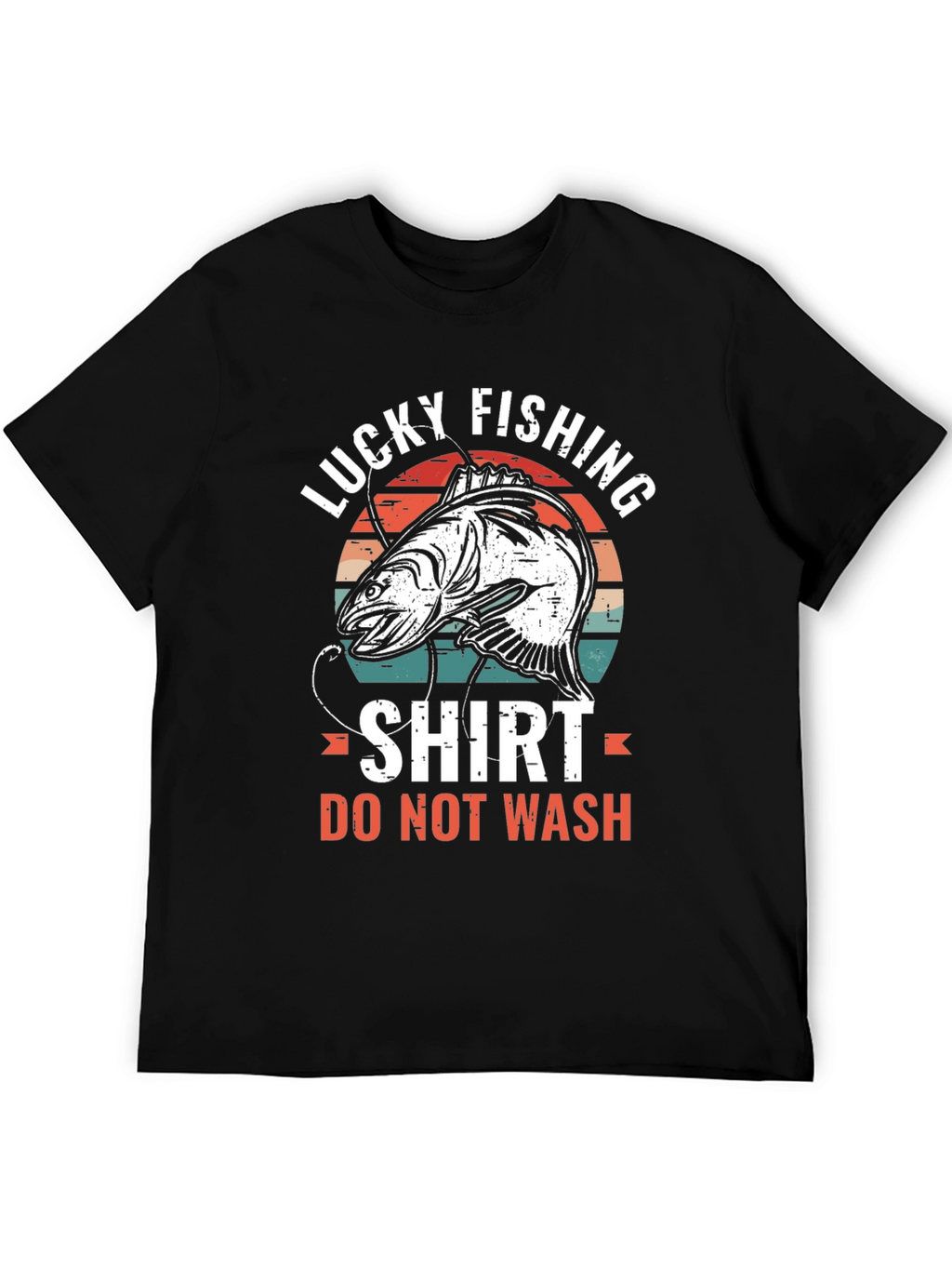 Lucky Fishing Shirt - Novelty Graphic Tee