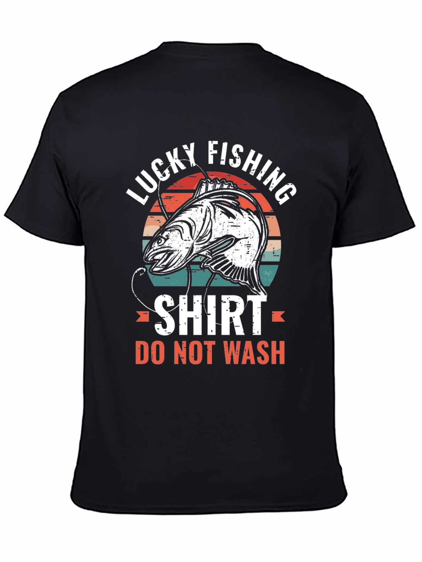Lucky Fishing Shirt - Novelty Graphic Tee