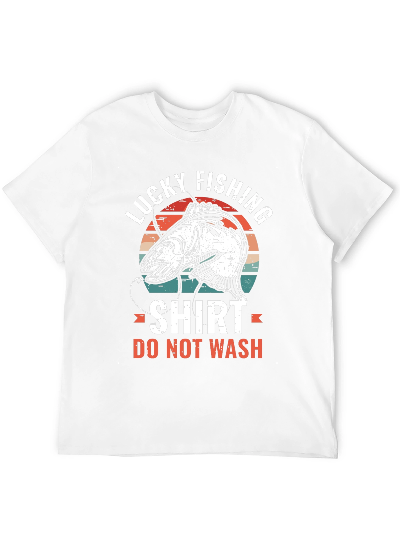 Lucky Fishing Shirt - Novelty Graphic Tee