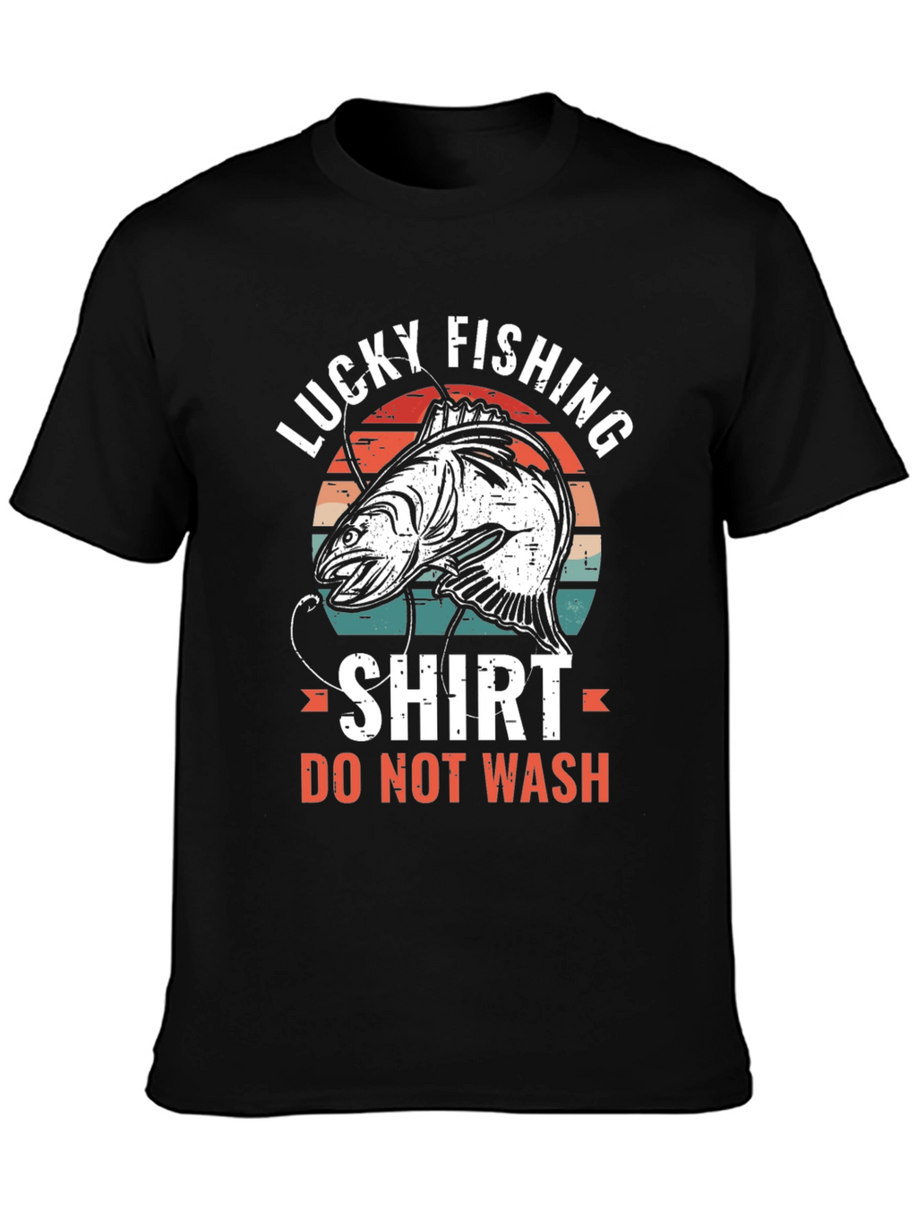 Lucky Fishing Shirt - Novelty Graphic Tee