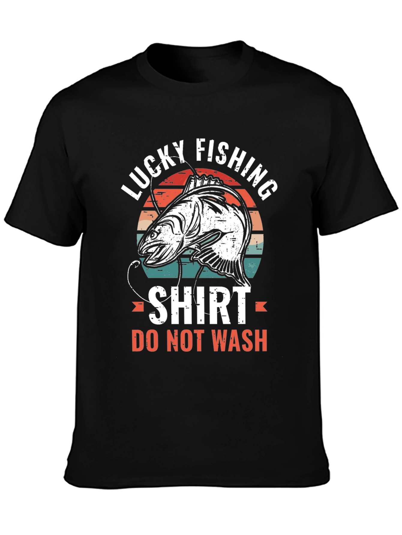 Lucky Fishing Shirt - Novelty Graphic Tee