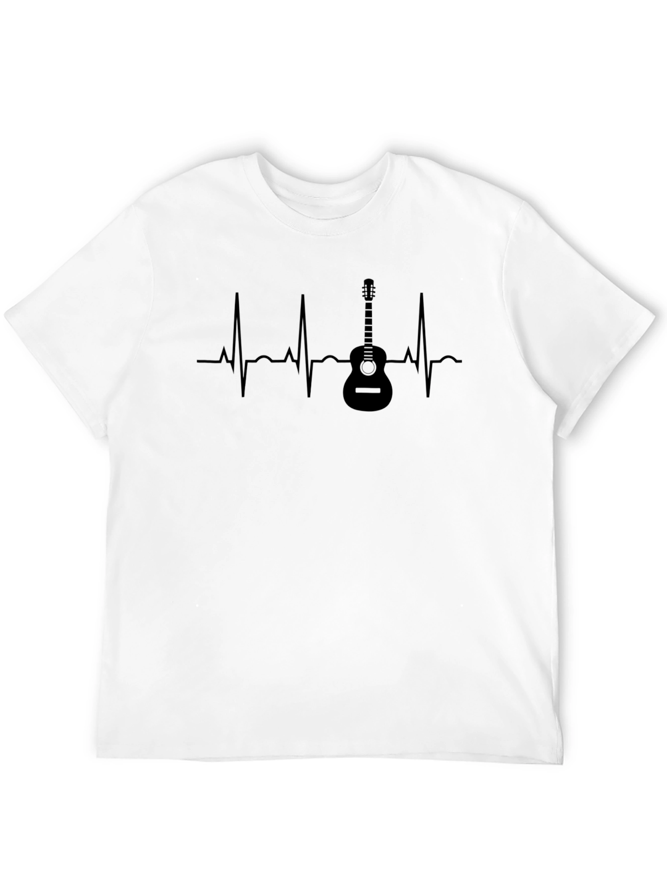 Guitar Heartbeat T-Shirt - Musician Tee