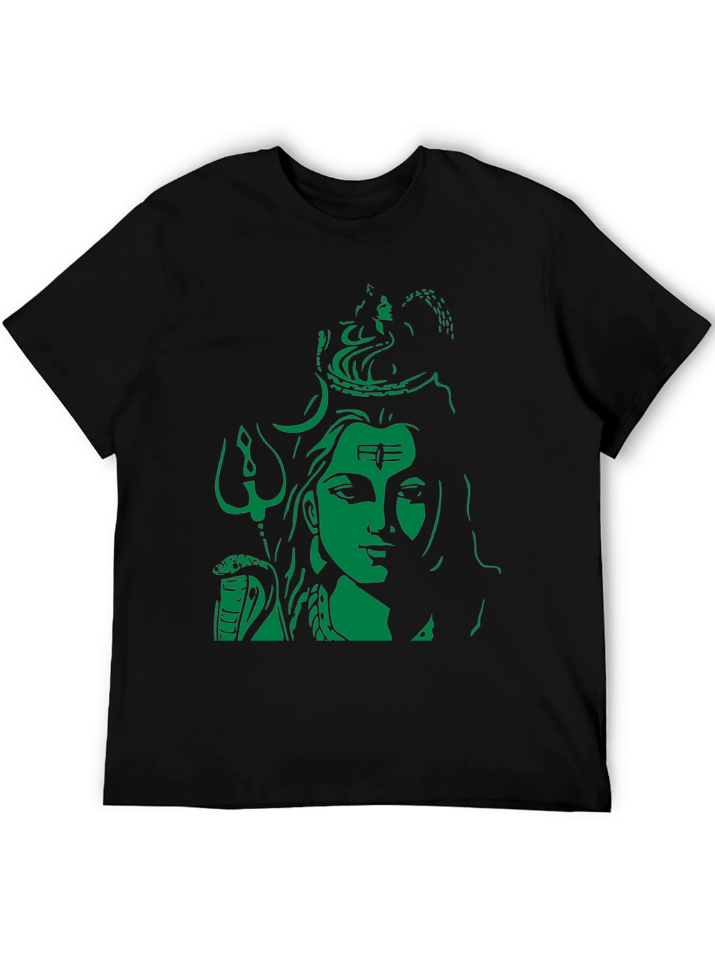 Lord Shiva Graphic Print Black T-Shirt
