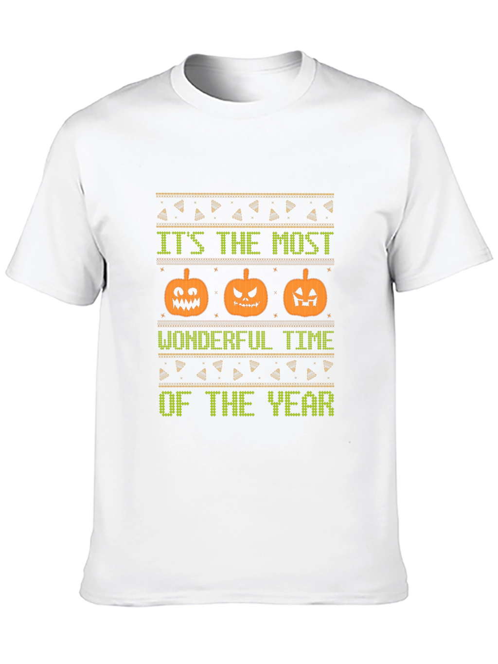 Halloween Pumpkin Ugly Sweater T-Shirt