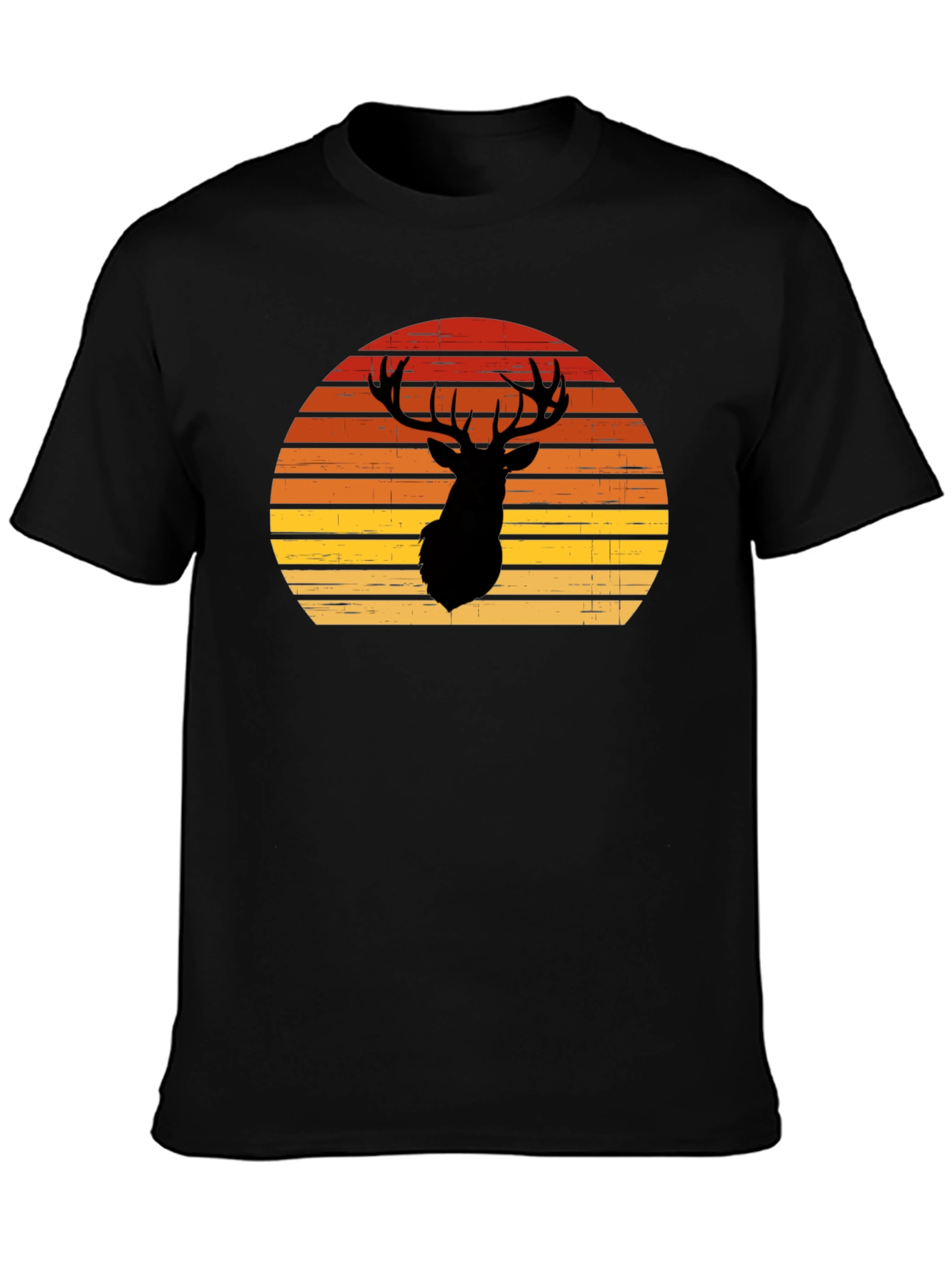 Retro Deer Silhouette T-Shirt