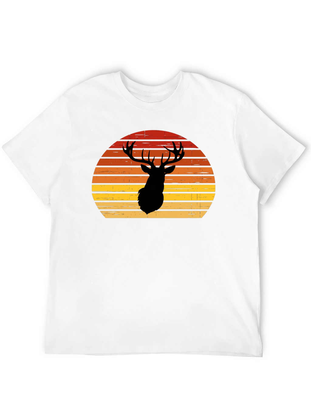 Retro Deer Silhouette T-Shirt