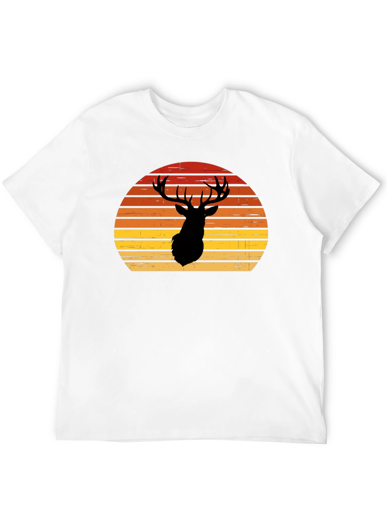 Retro Deer Silhouette T-Shirt