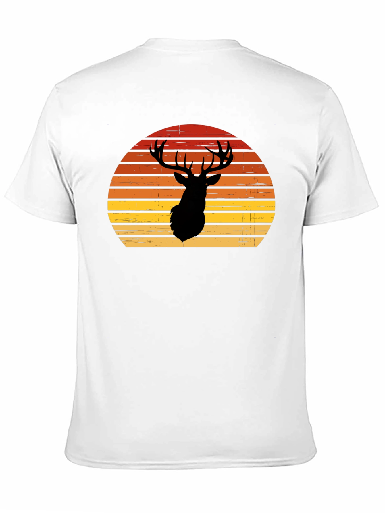 Retro Deer Silhouette T-Shirt