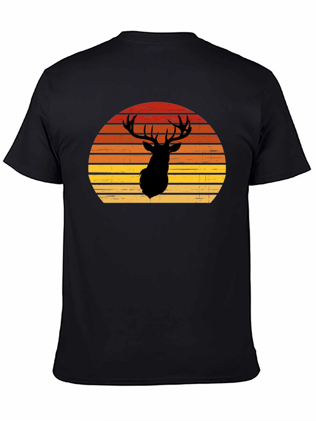 Retro Deer Silhouette T-Shirt