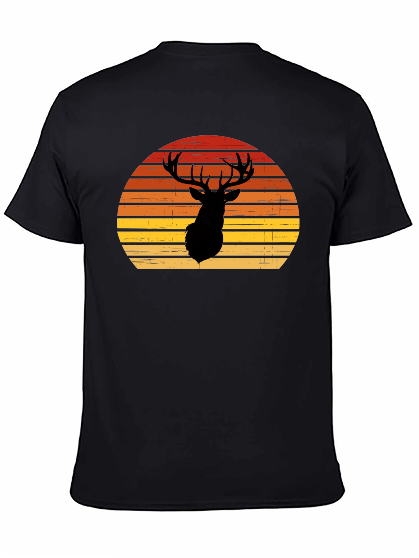Retro Deer Silhouette T-Shirt