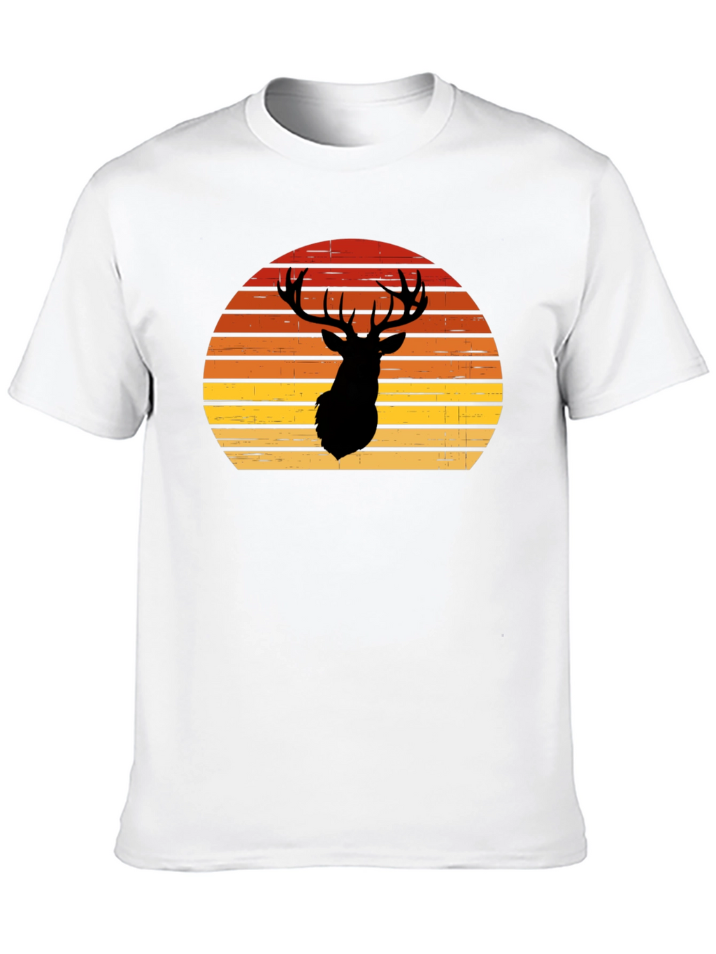 Retro Deer Silhouette T-Shirt
