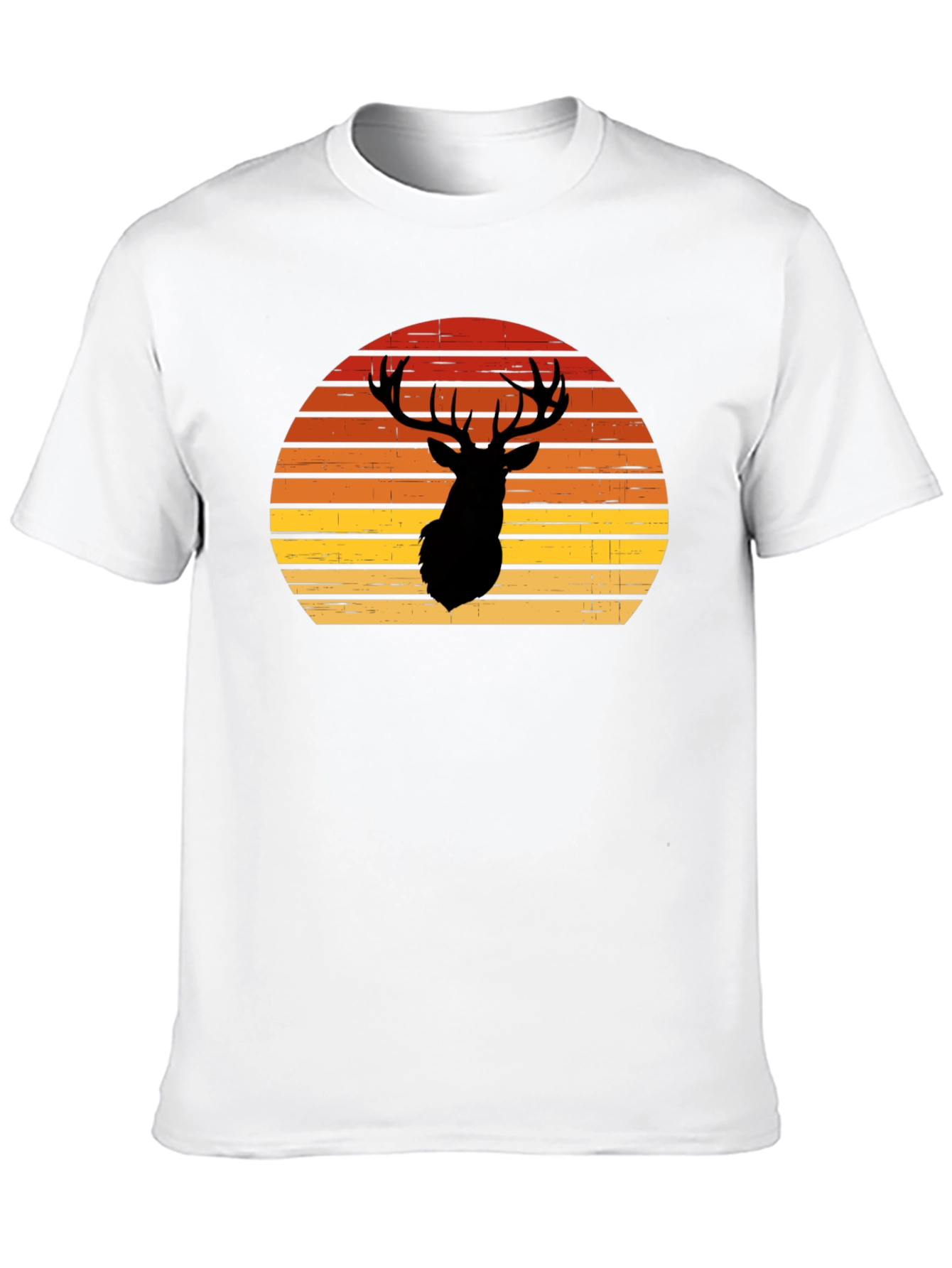 Retro Deer Silhouette T-Shirt