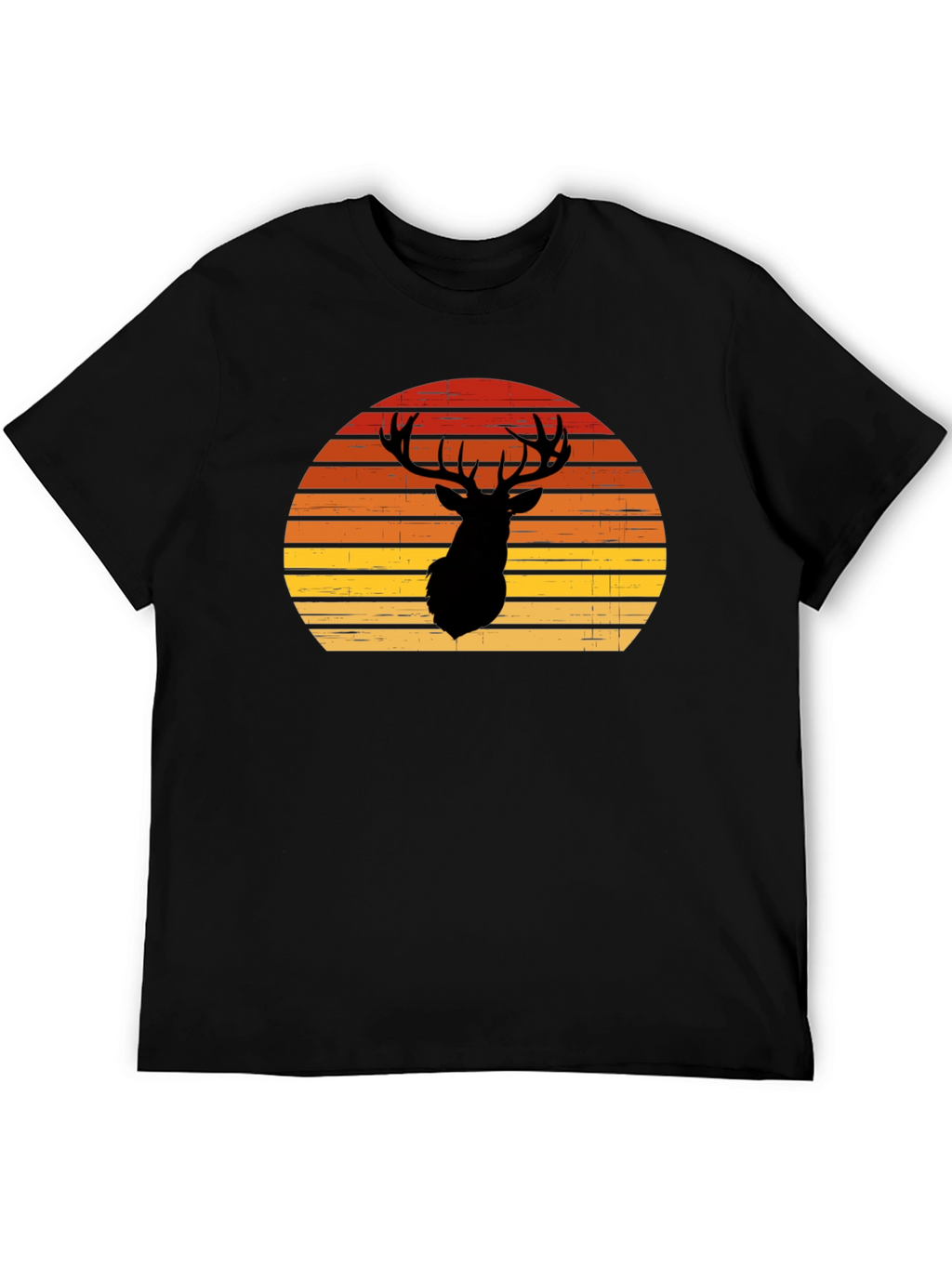 Retro Deer Silhouette T-Shirt