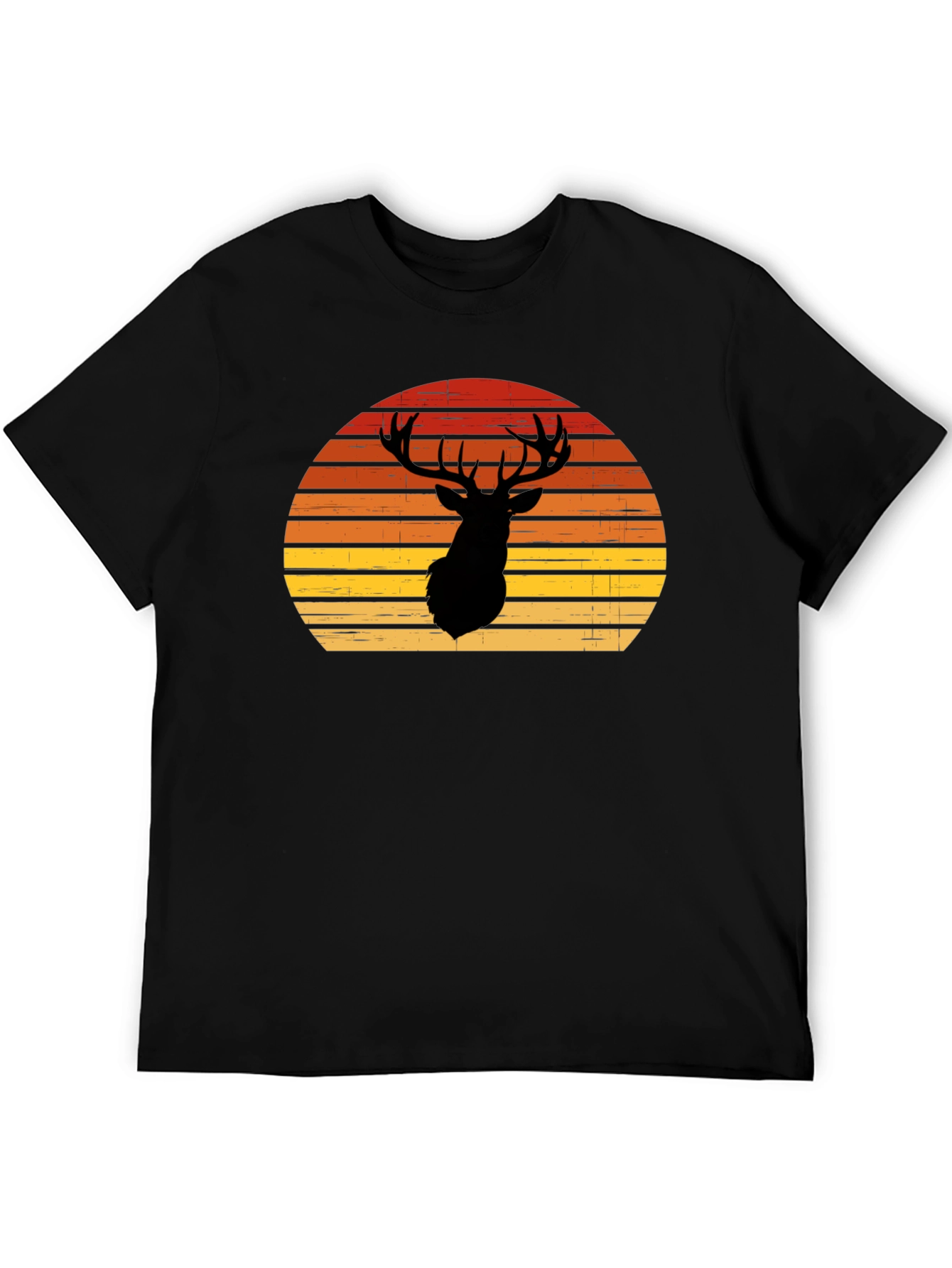 Retro Deer Silhouette T-Shirt