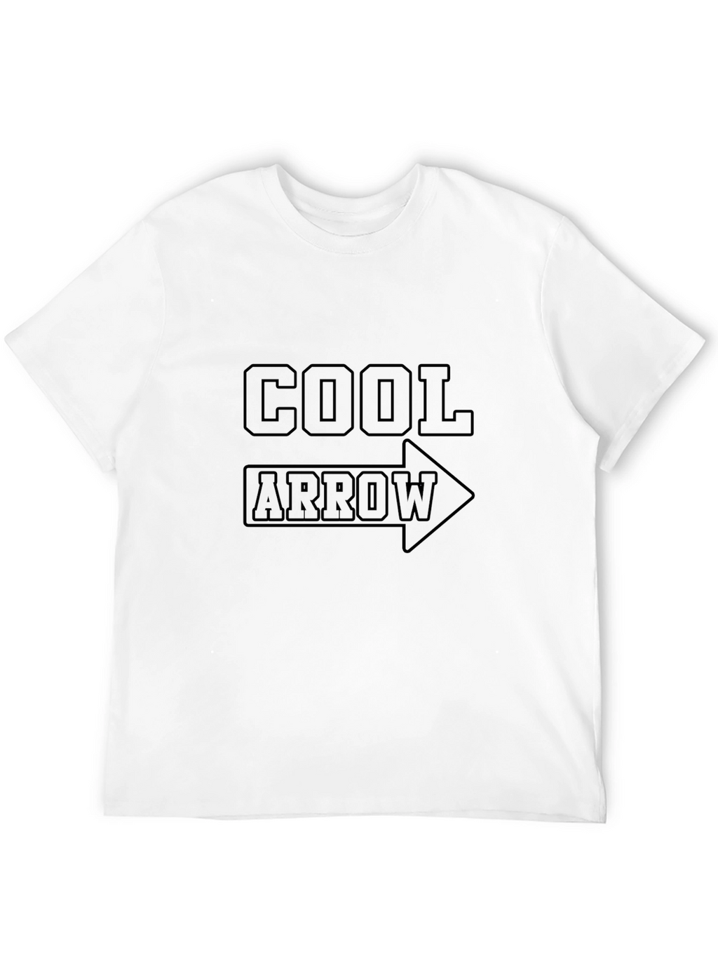 Cool Arrow Black Graphic Tee