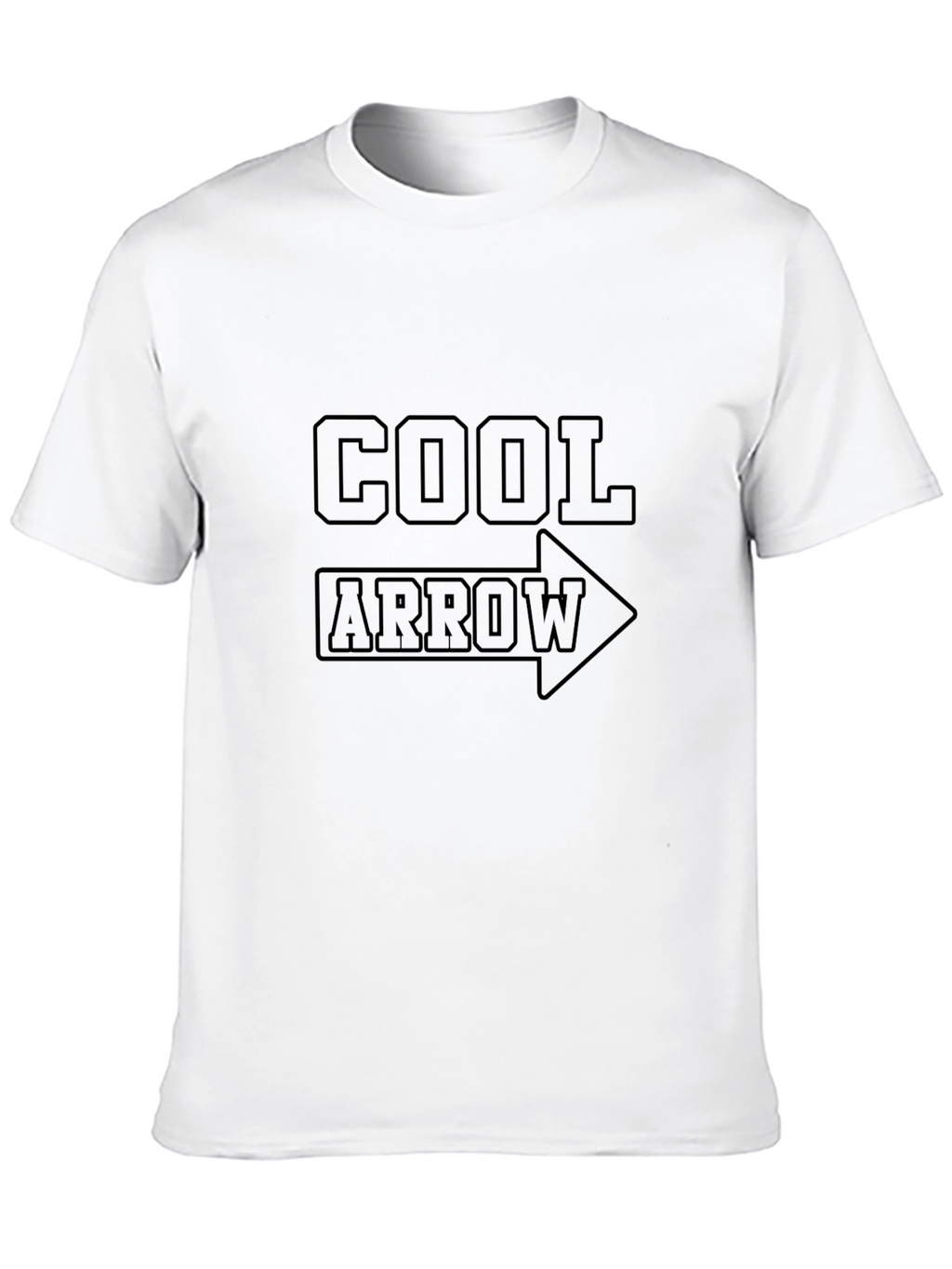 Cool Arrow Black Graphic Tee
