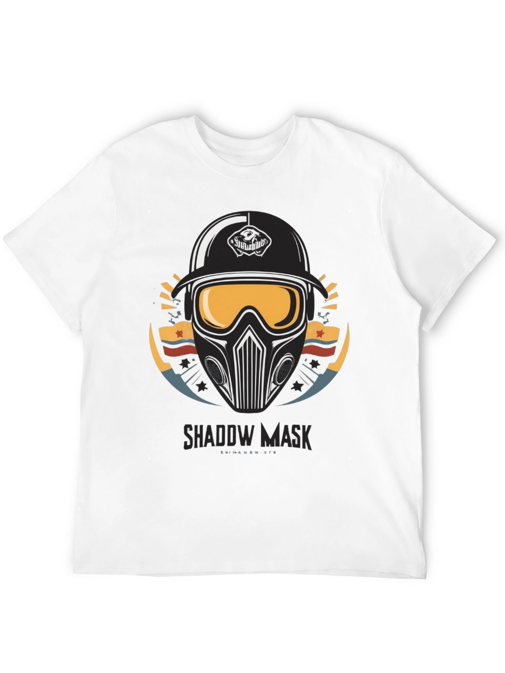 Shadow Mask Graphic T-Shirt - Mens Black Tee