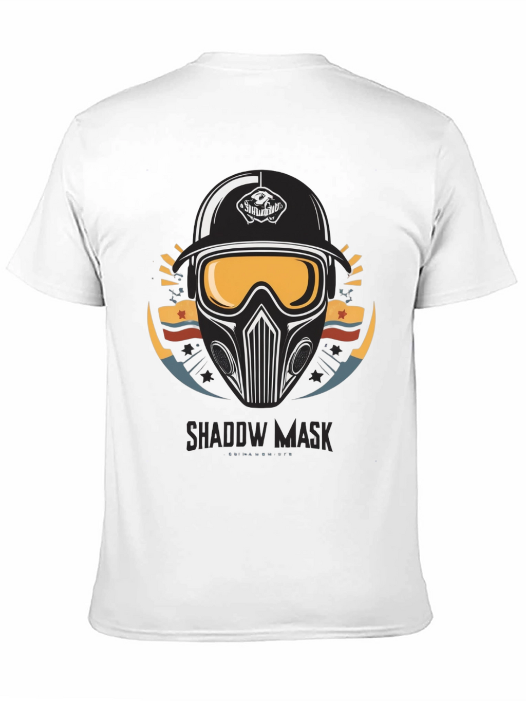 Shadow Mask Graphic T-Shirt - Mens Black Tee