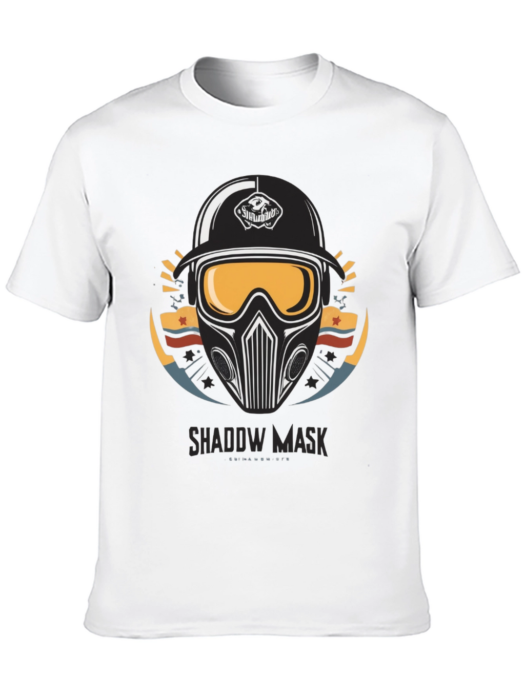 Shadow Mask Graphic T-Shirt - Mens Black Tee
