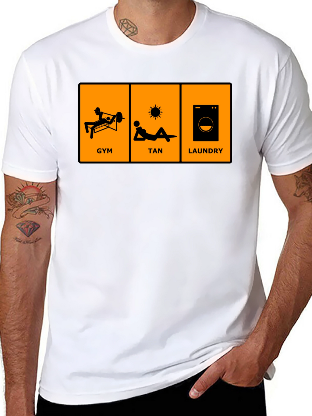 Gym Tan Laundry Graphic T-Shirt