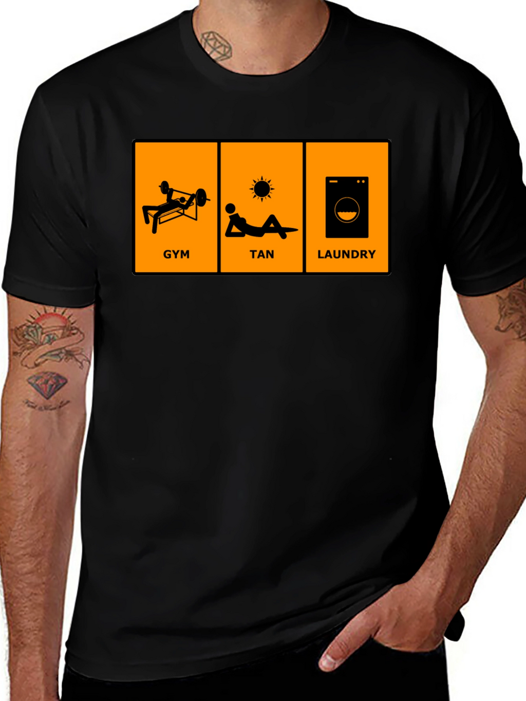 Gym Tan Laundry Graphic T-Shirt