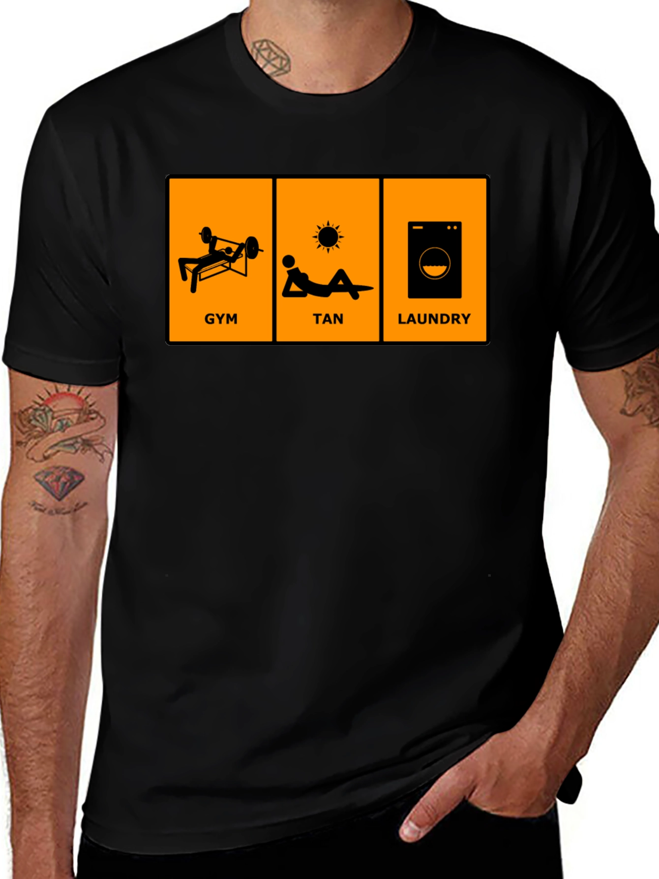 Gym Tan Laundry Graphic T-Shirt