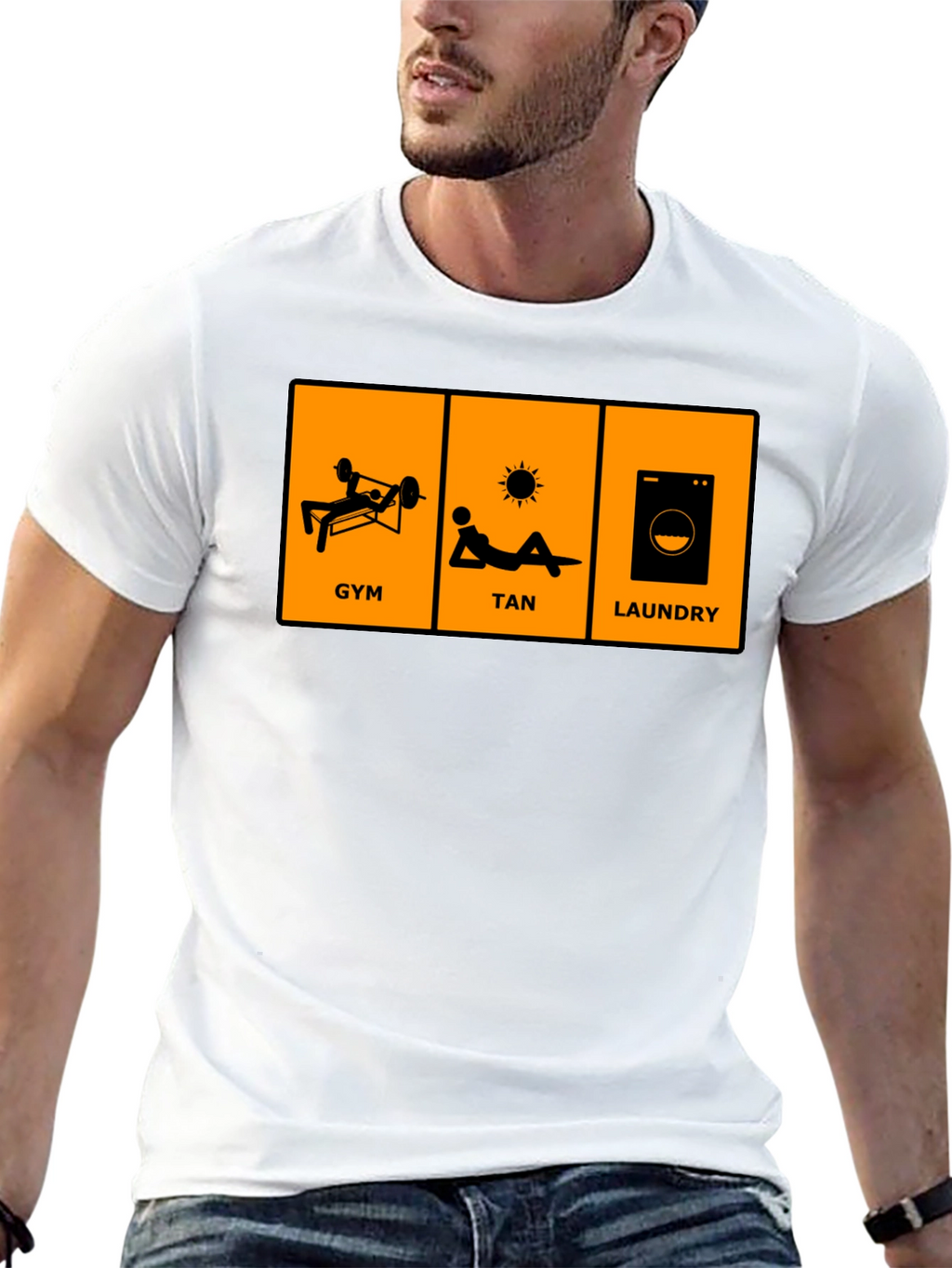 Gym Tan Laundry Graphic T-Shirt