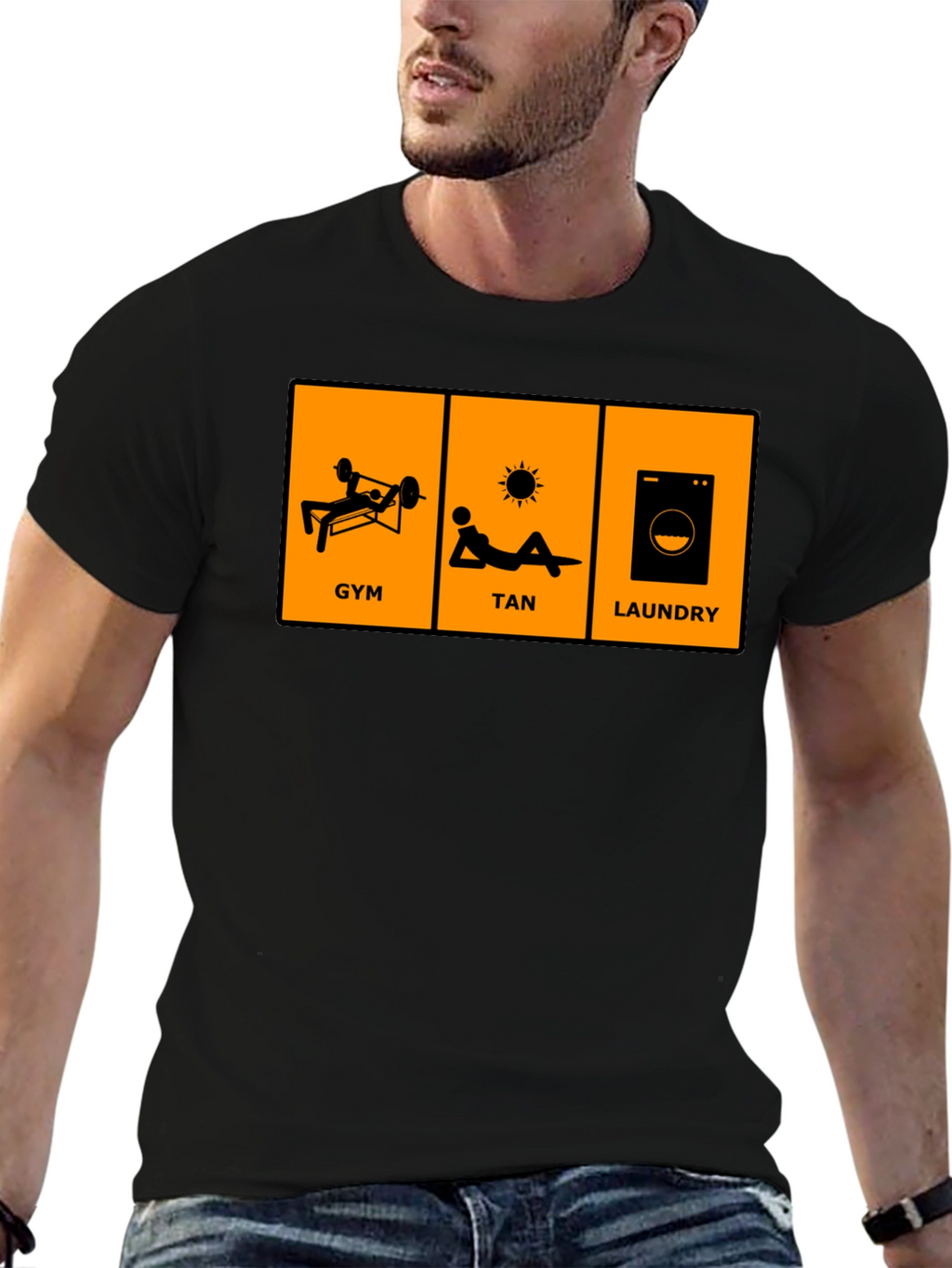 Gym Tan Laundry Graphic T-Shirt