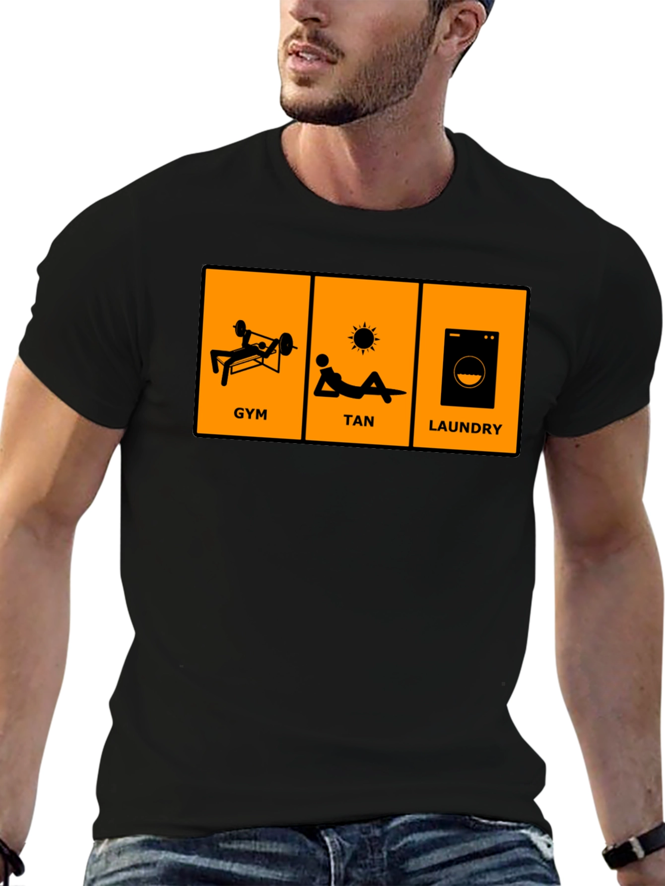 Gym Tan Laundry Graphic T-Shirt