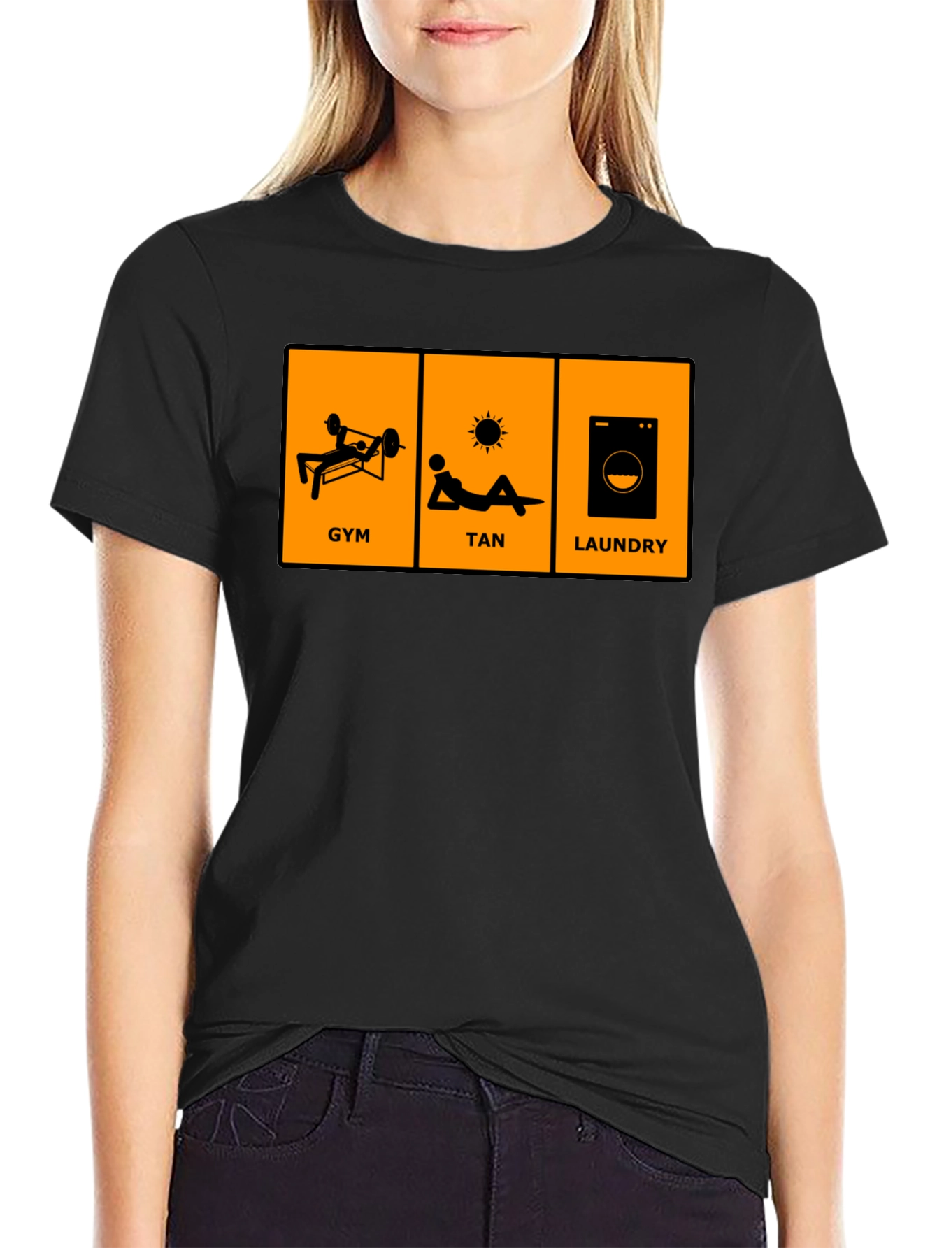 Gym Tan Laundry Graphic T-Shirt