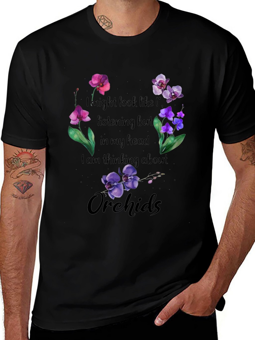 Thinking About Orchids T-Shirt
