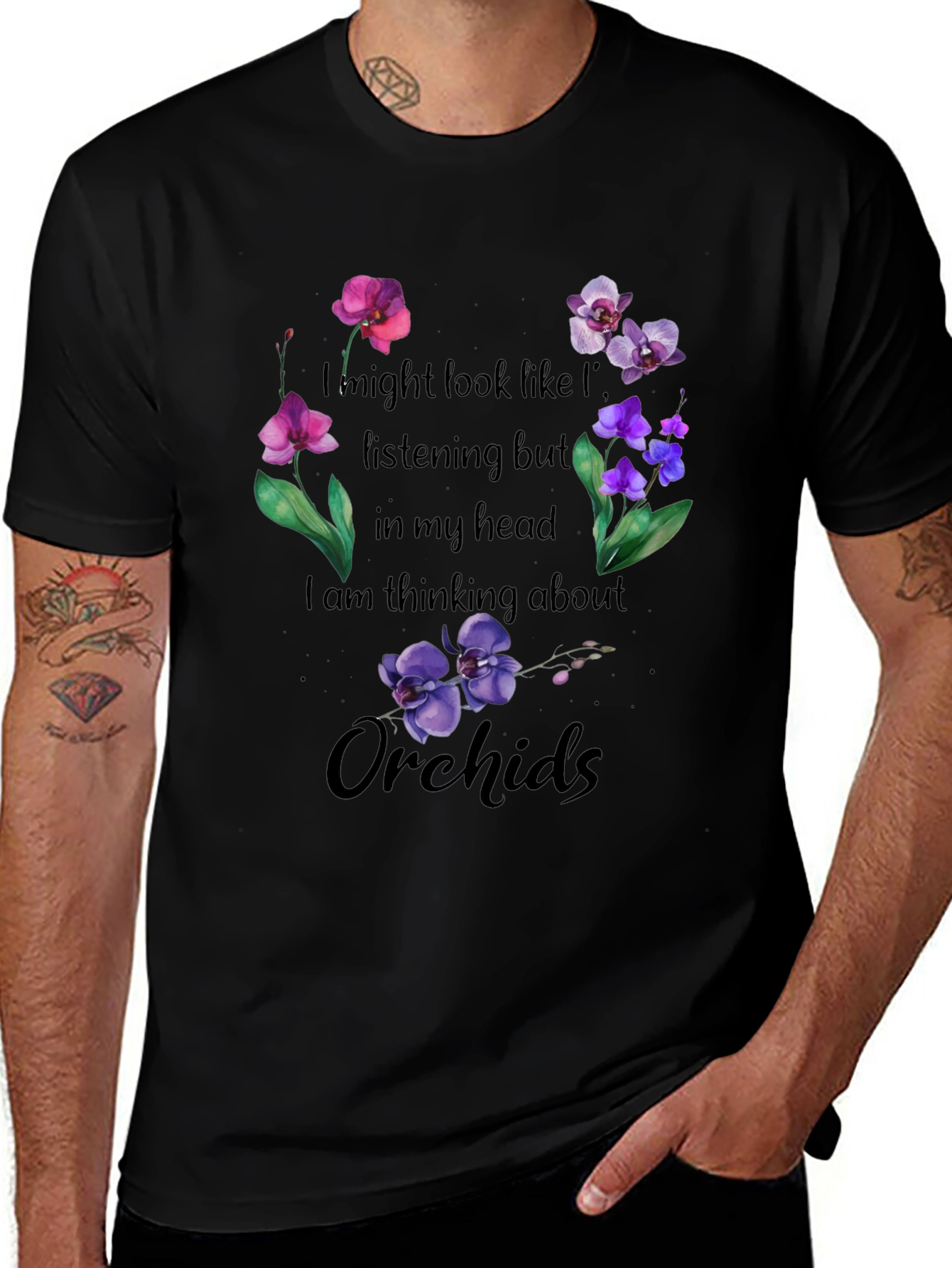 Thinking About Orchids T-Shirt