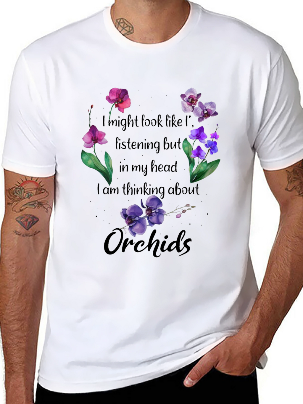 Thinking About Orchids T-Shirt