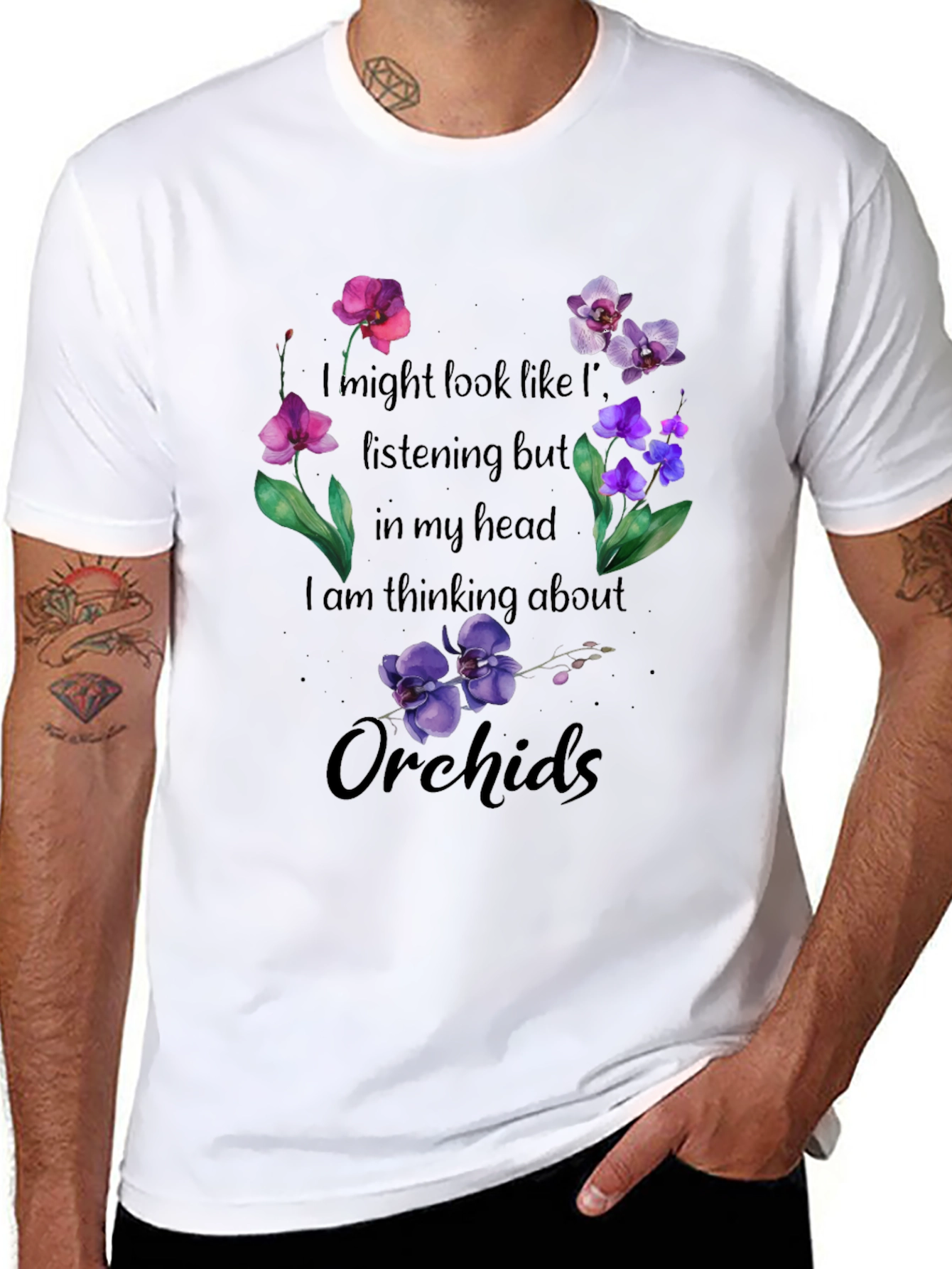 Thinking About Orchids T-Shirt