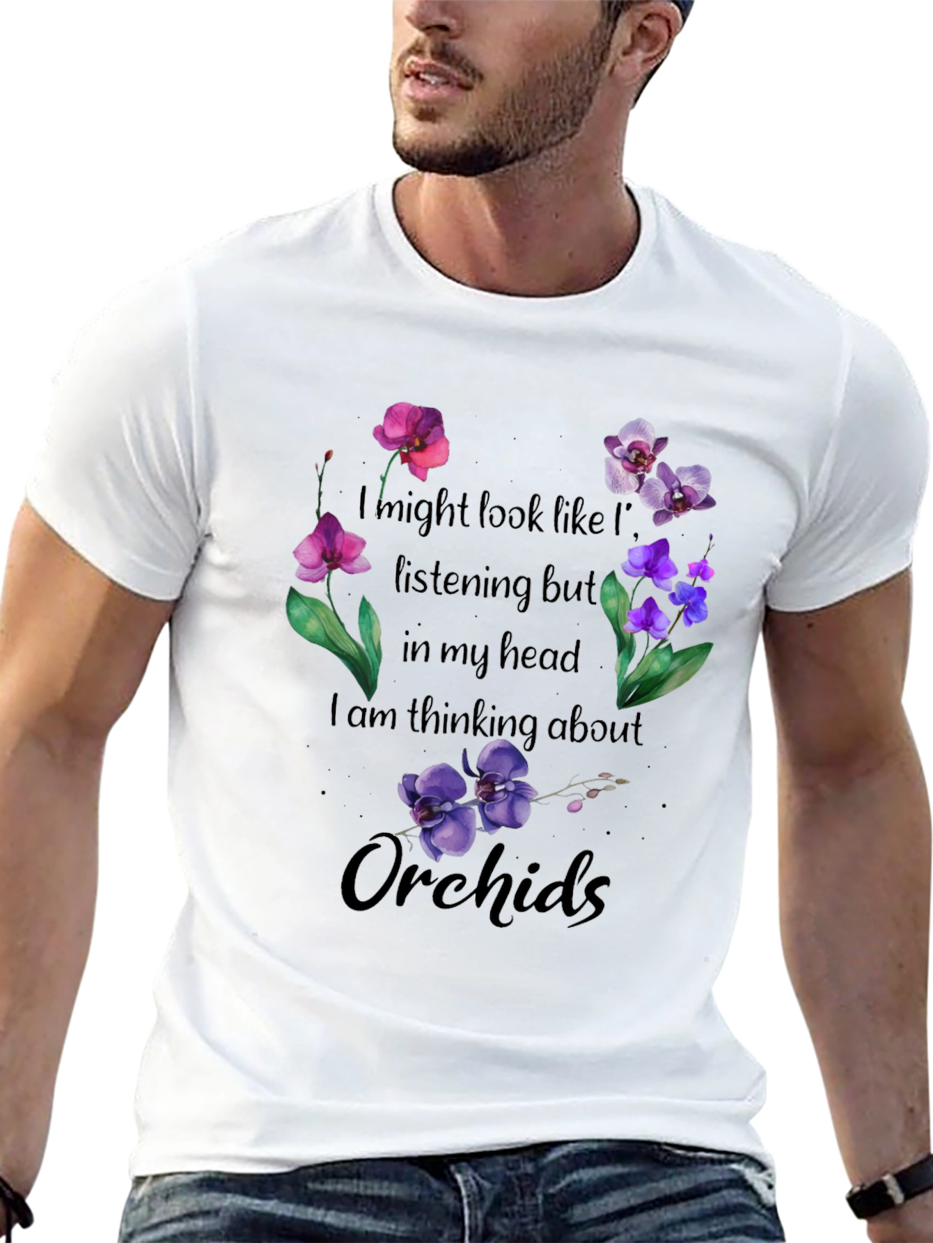 Thinking About Orchids T-Shirt