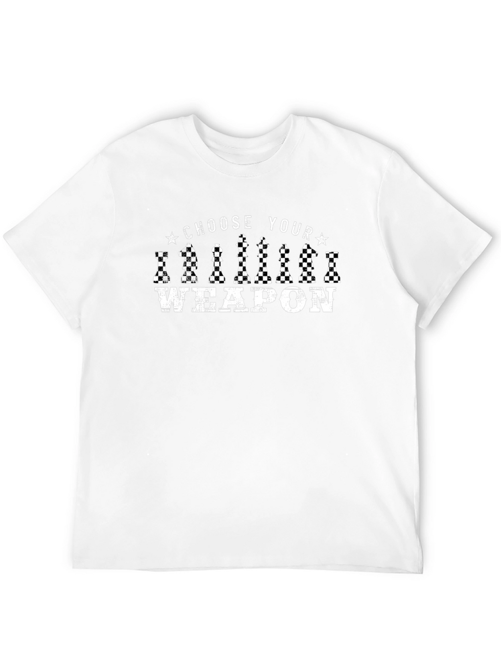 Choose Your Weapon Chess Piece Graphic Tee