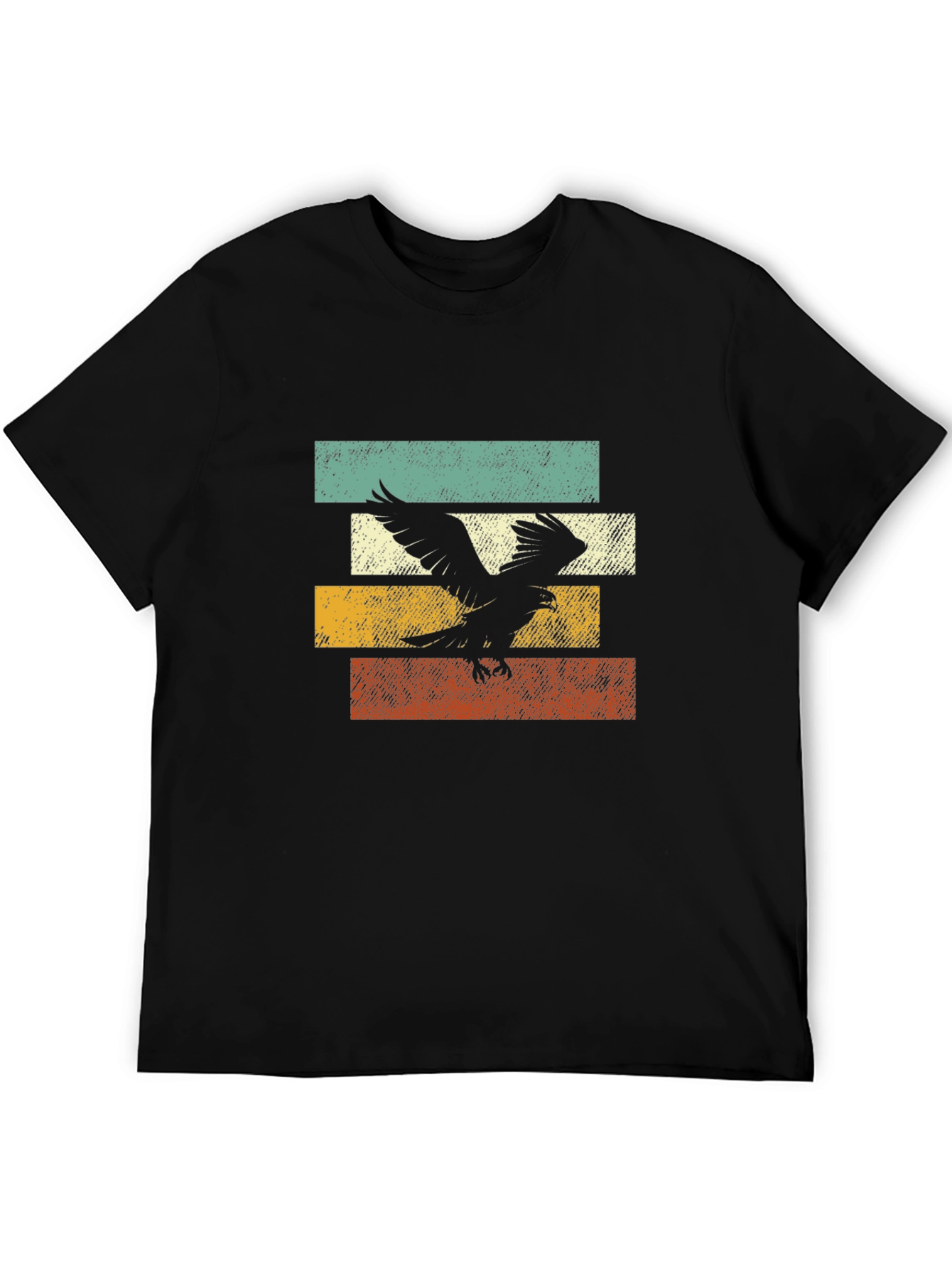 Vintage Eagle Graphic Tee - Retro Style
