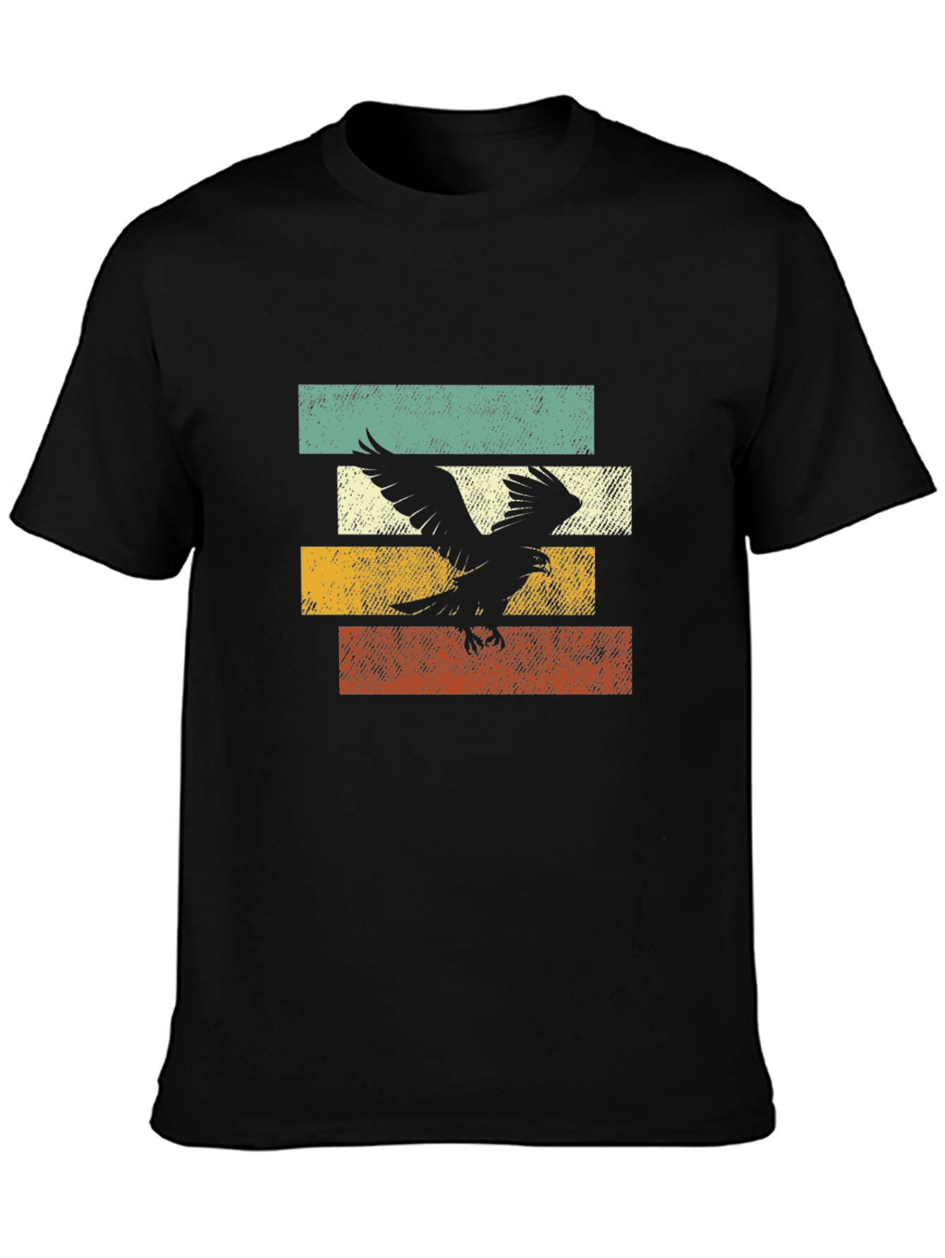 Vintage Eagle Graphic Tee - Retro Style