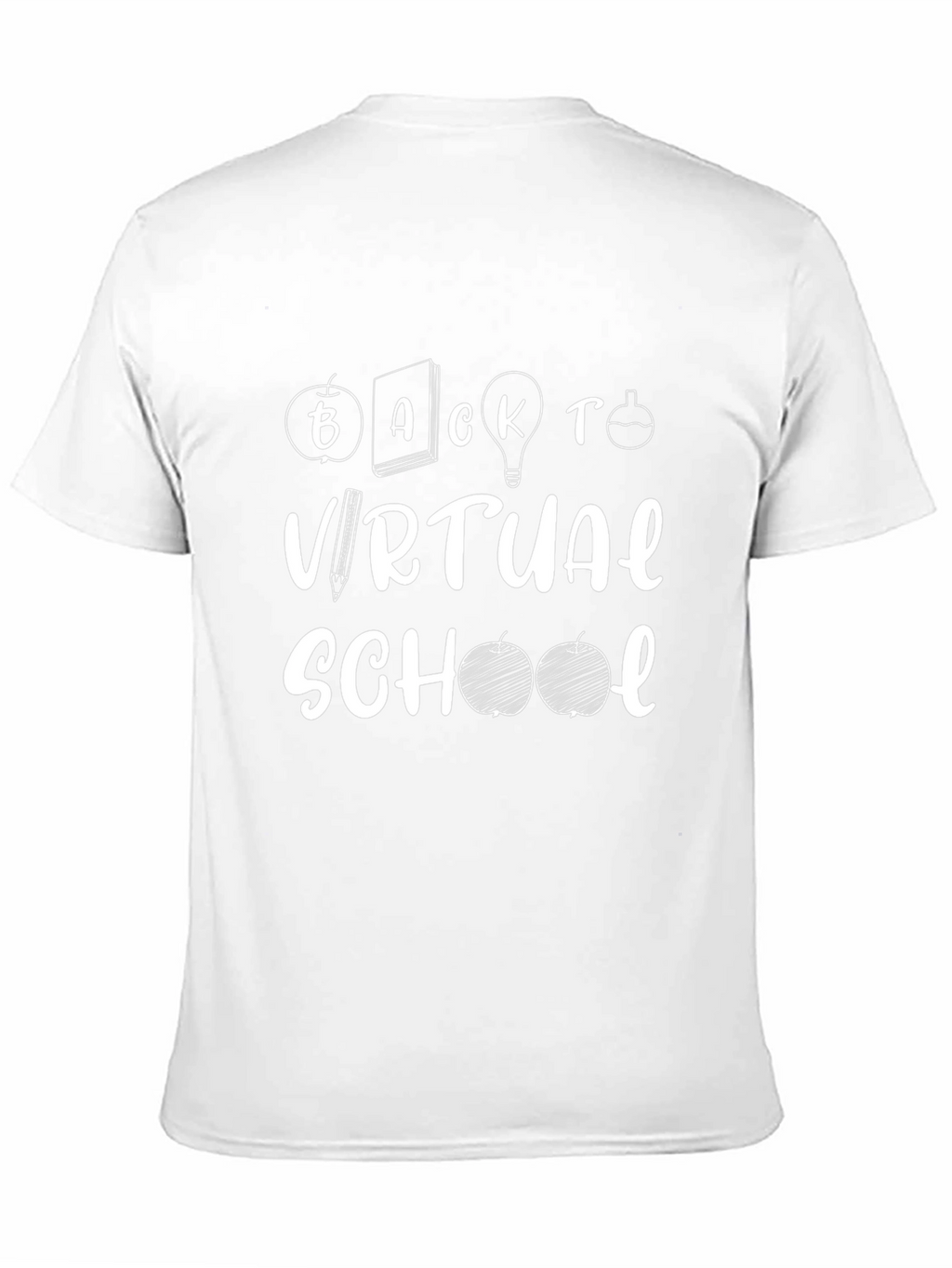 Back to Virtual School Graphic Tee - Black