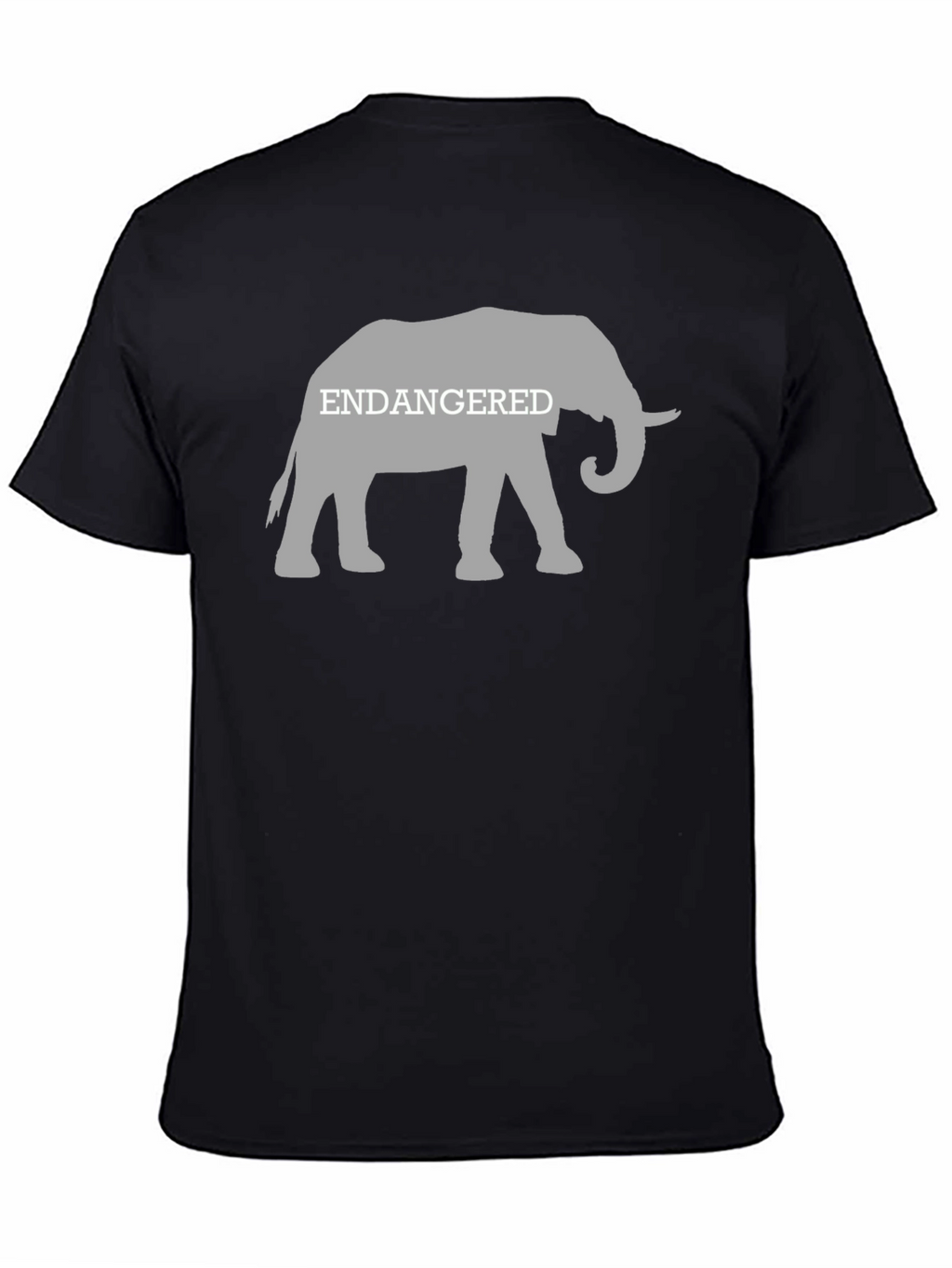 Endangered Elephant Graphic T-Shirt